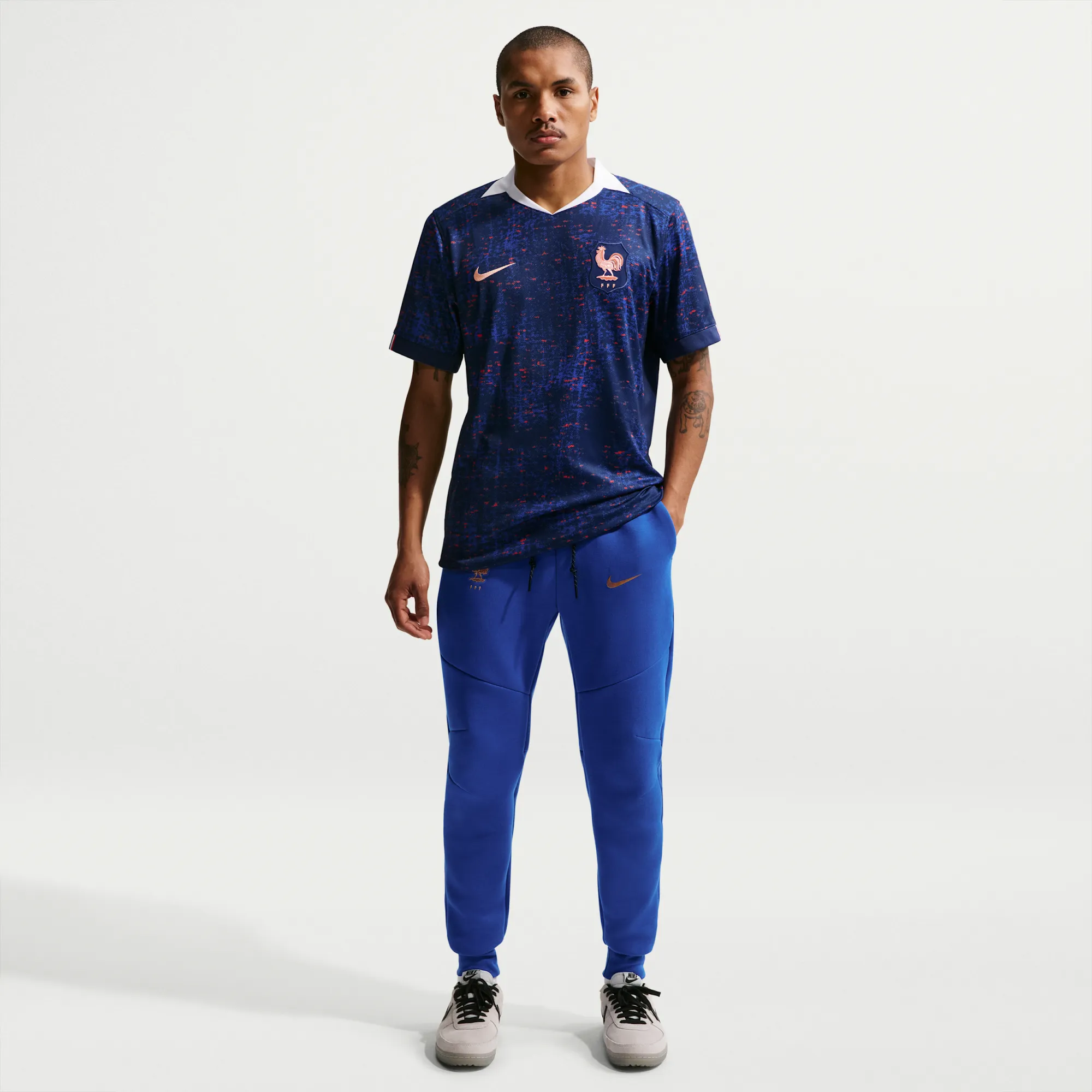 FFF Tech Fleece Men's Nike Football Joggers - Blue - Fleece