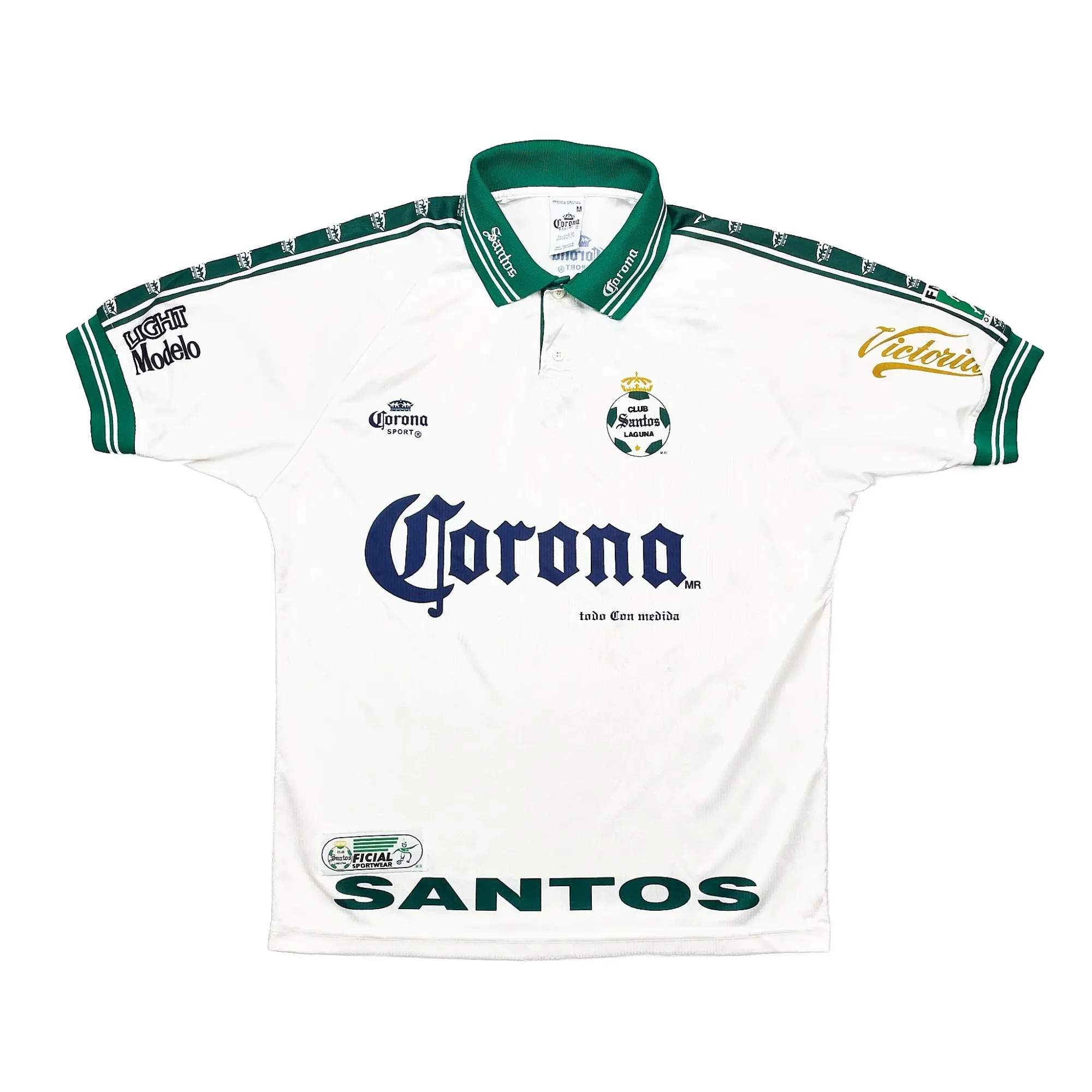 1994/95 Santos Laguna Away Shirt (M) Corona Sport | Cult Kits