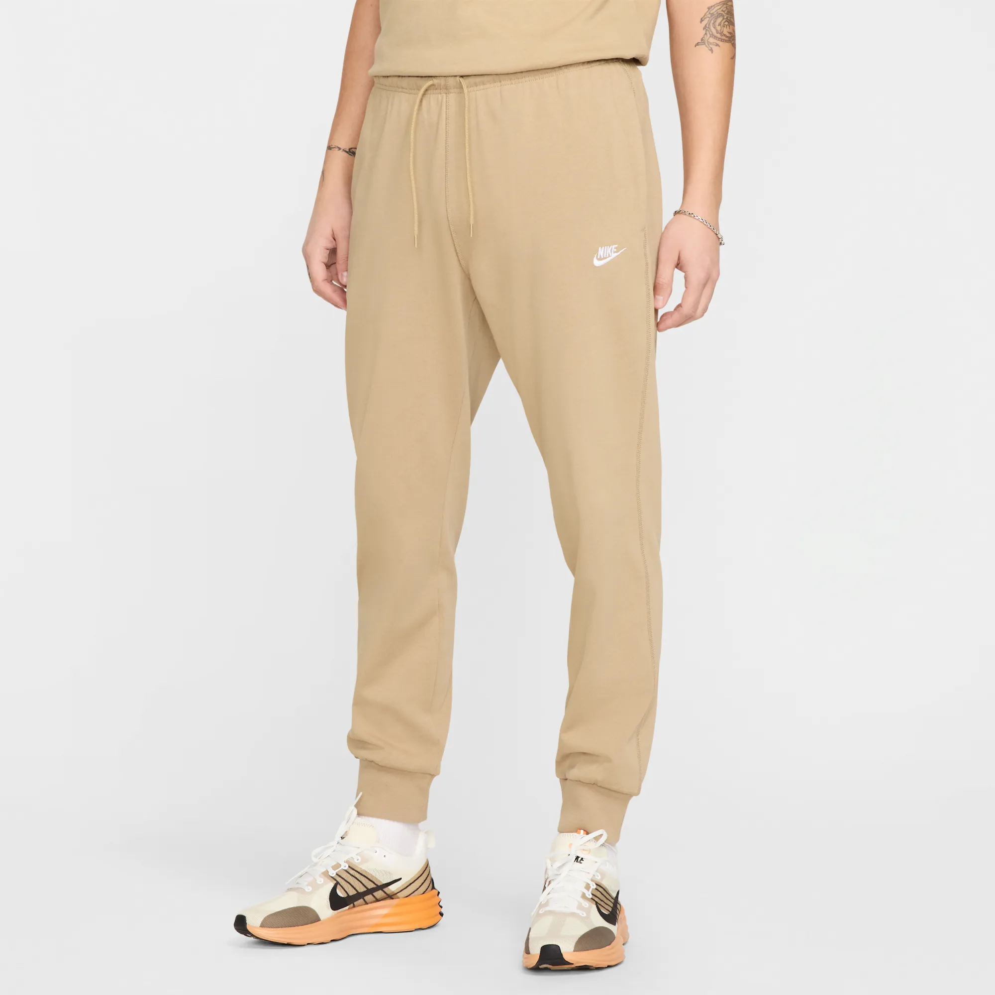 Nike Club Men's Knit Joggers - Brown