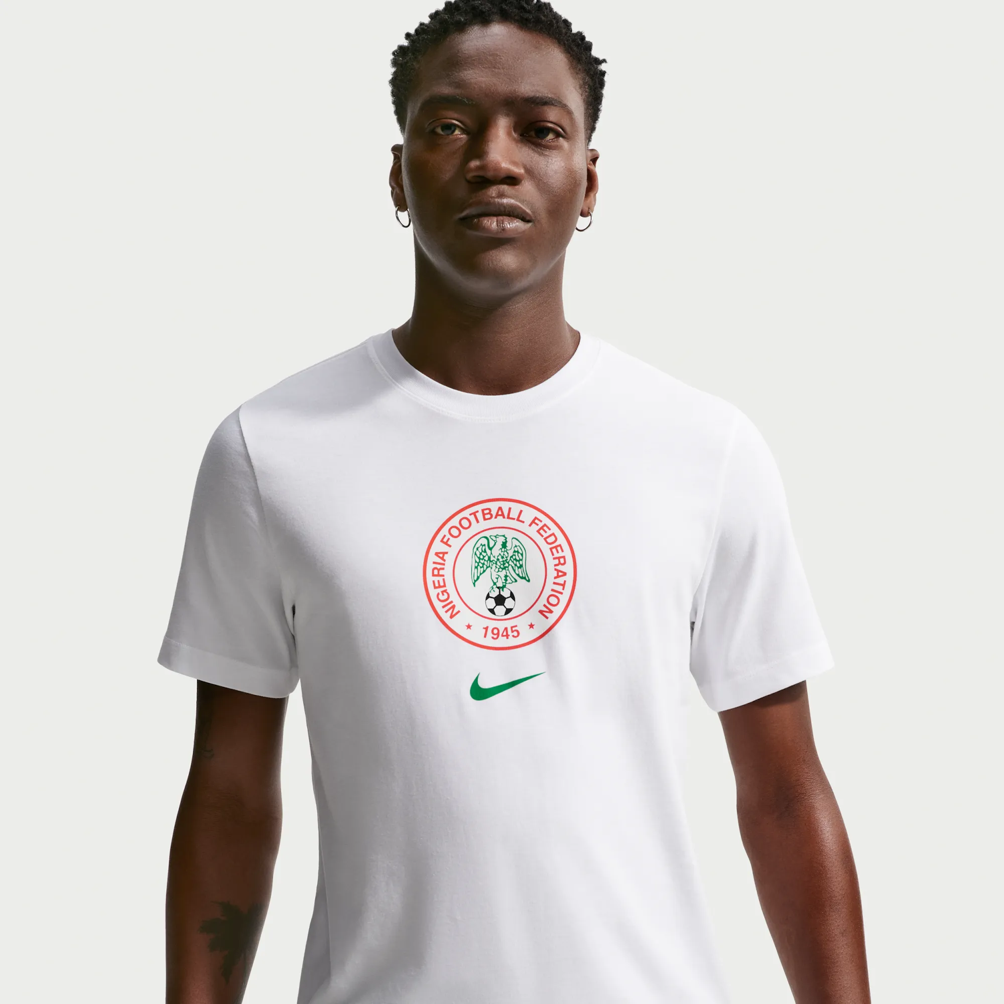 Nigeria Men's Nike Football T-Shirt - White