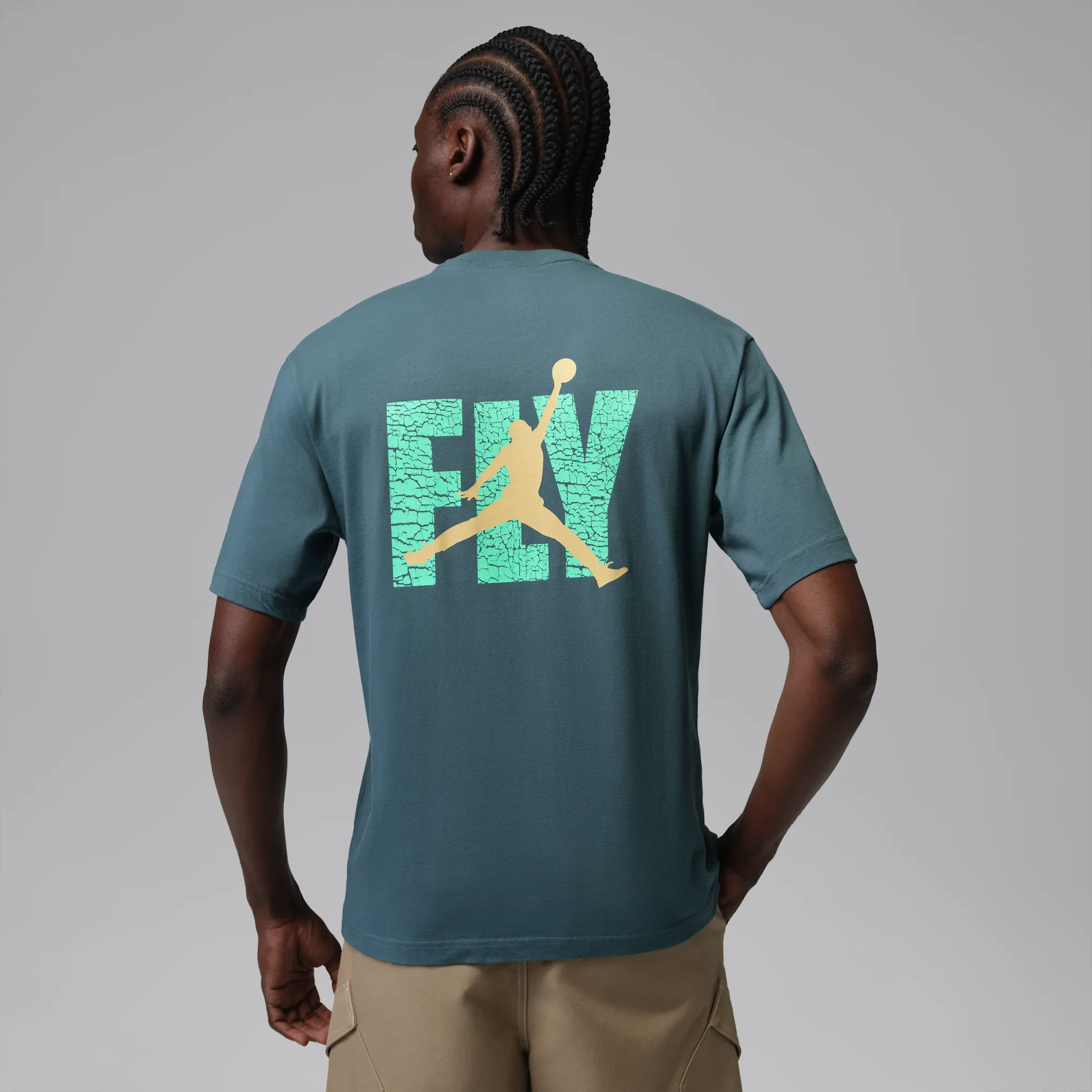 Nike Jordan Men's Graphic T-Shirt - Blue