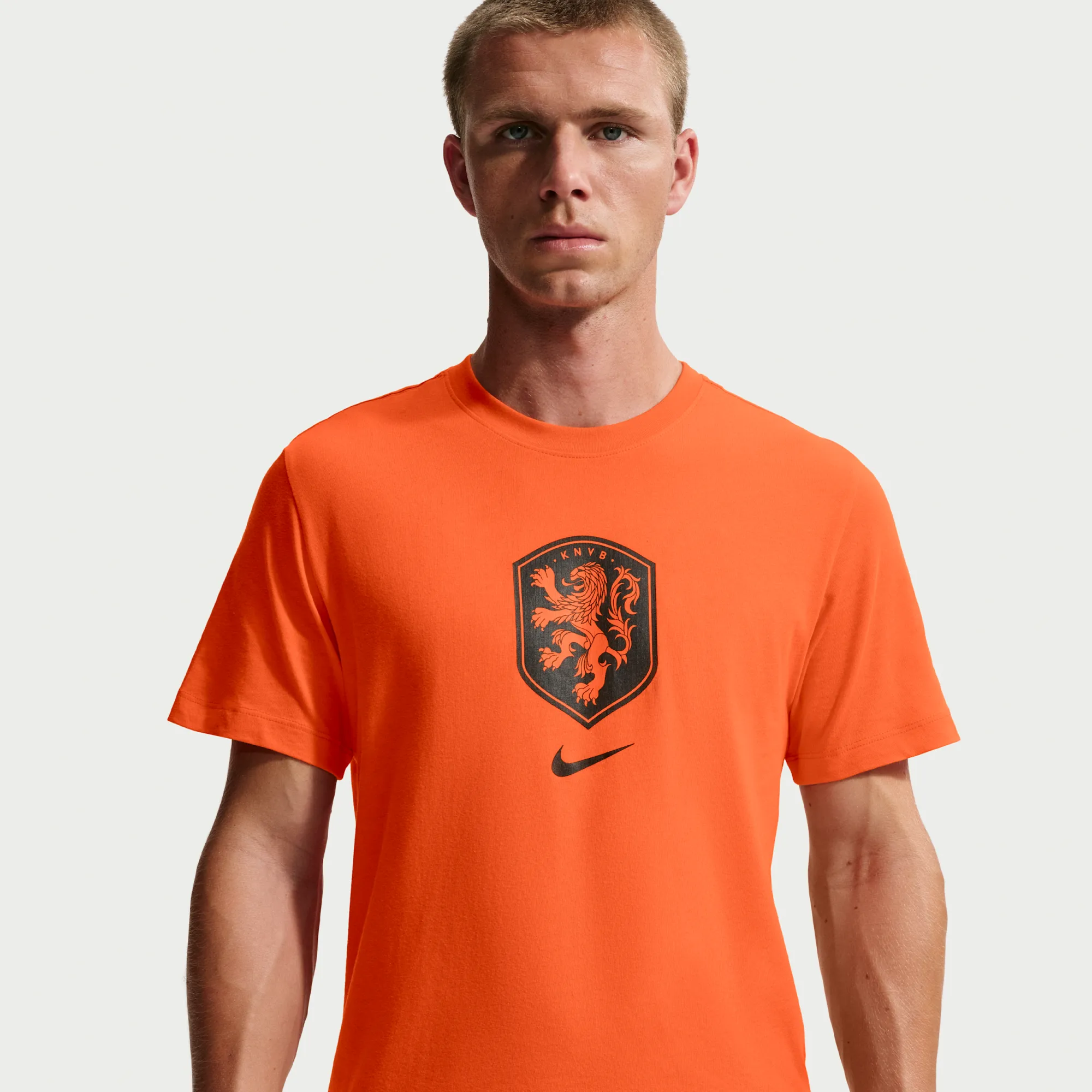Netherlands Men's Nike Football T-Shirt - Orange