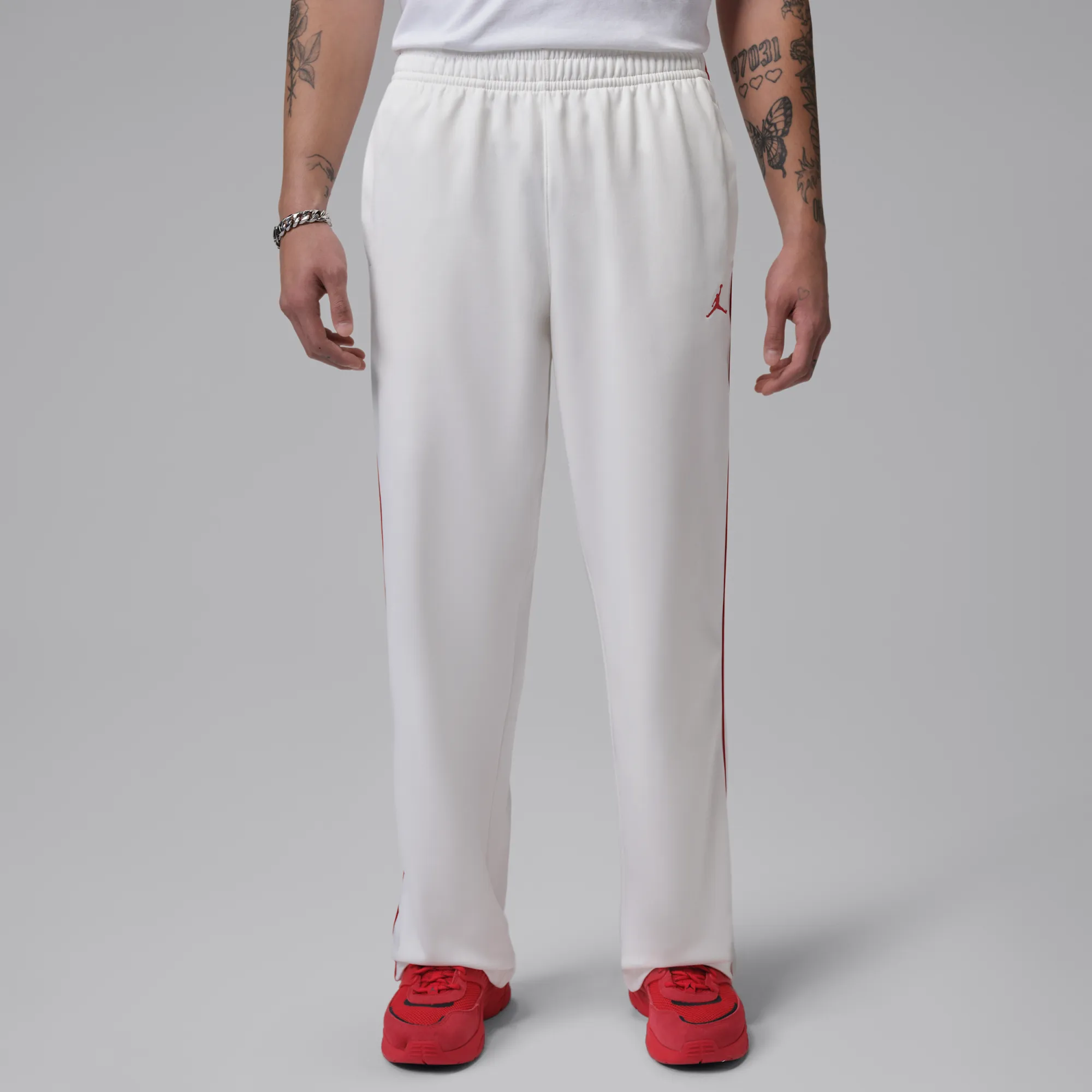 Nike Jordan Brooklyn Men's Tricot Tracksuit Bottoms - White