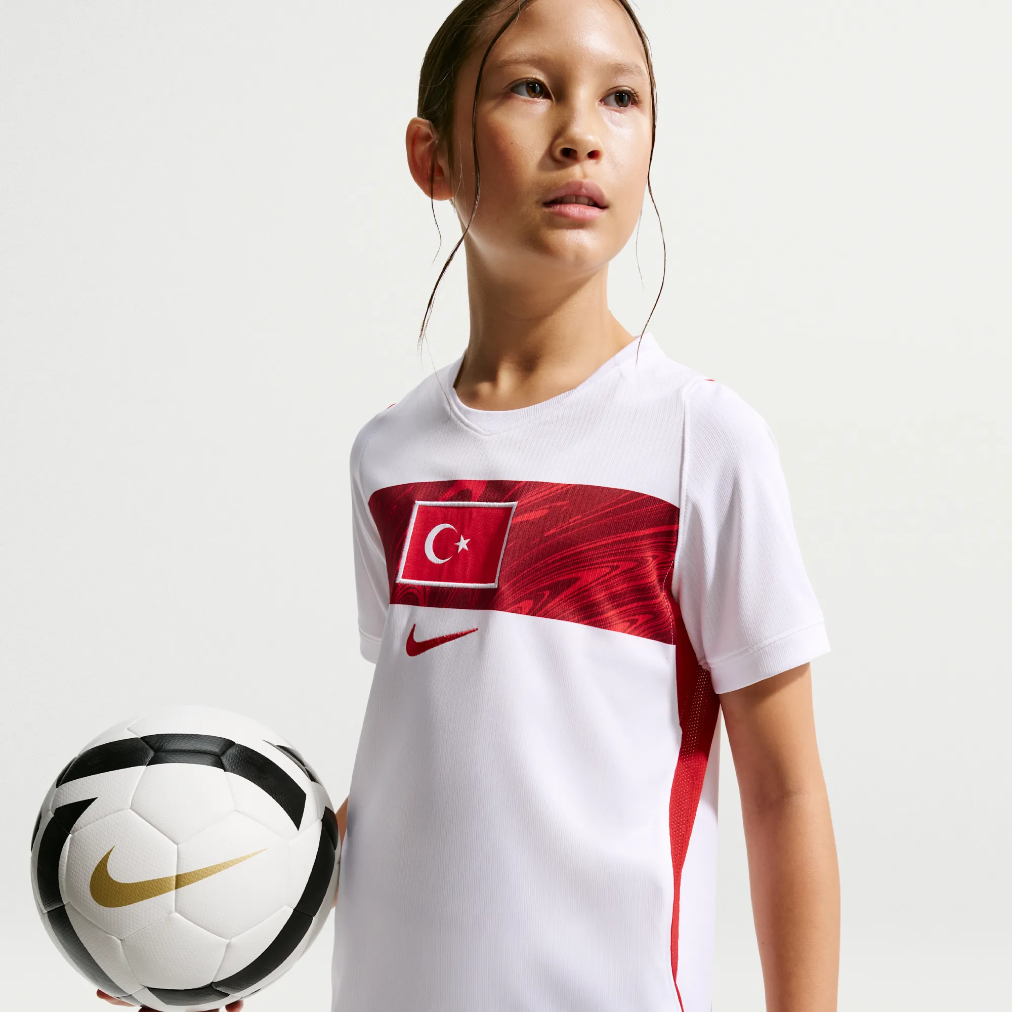 Turkey 2026 Men's Nike Dri-FIT Football Replica Shirt - White