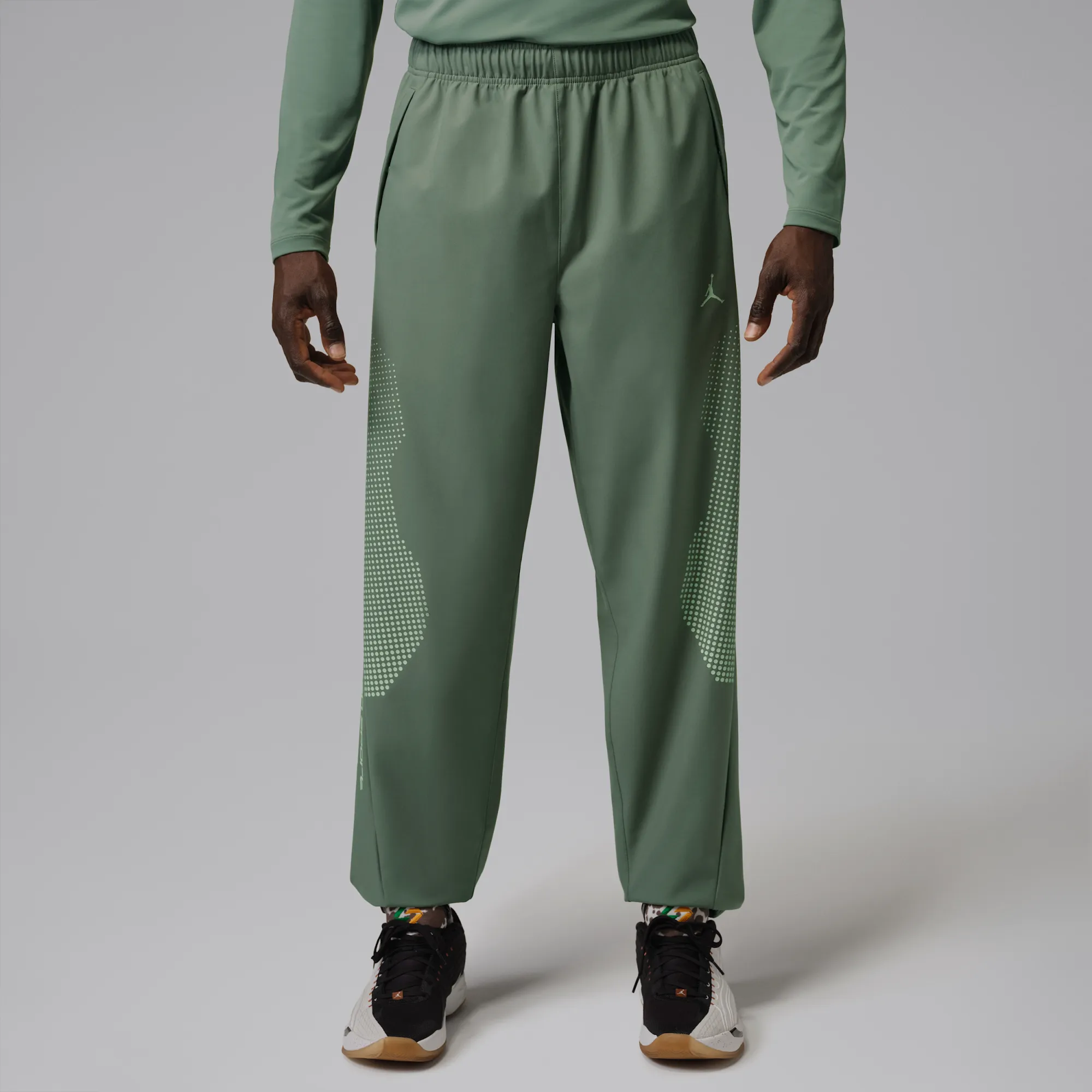 Nike Jordan Sport JAM Men's Warm-Up Trousers - Green - Polyester