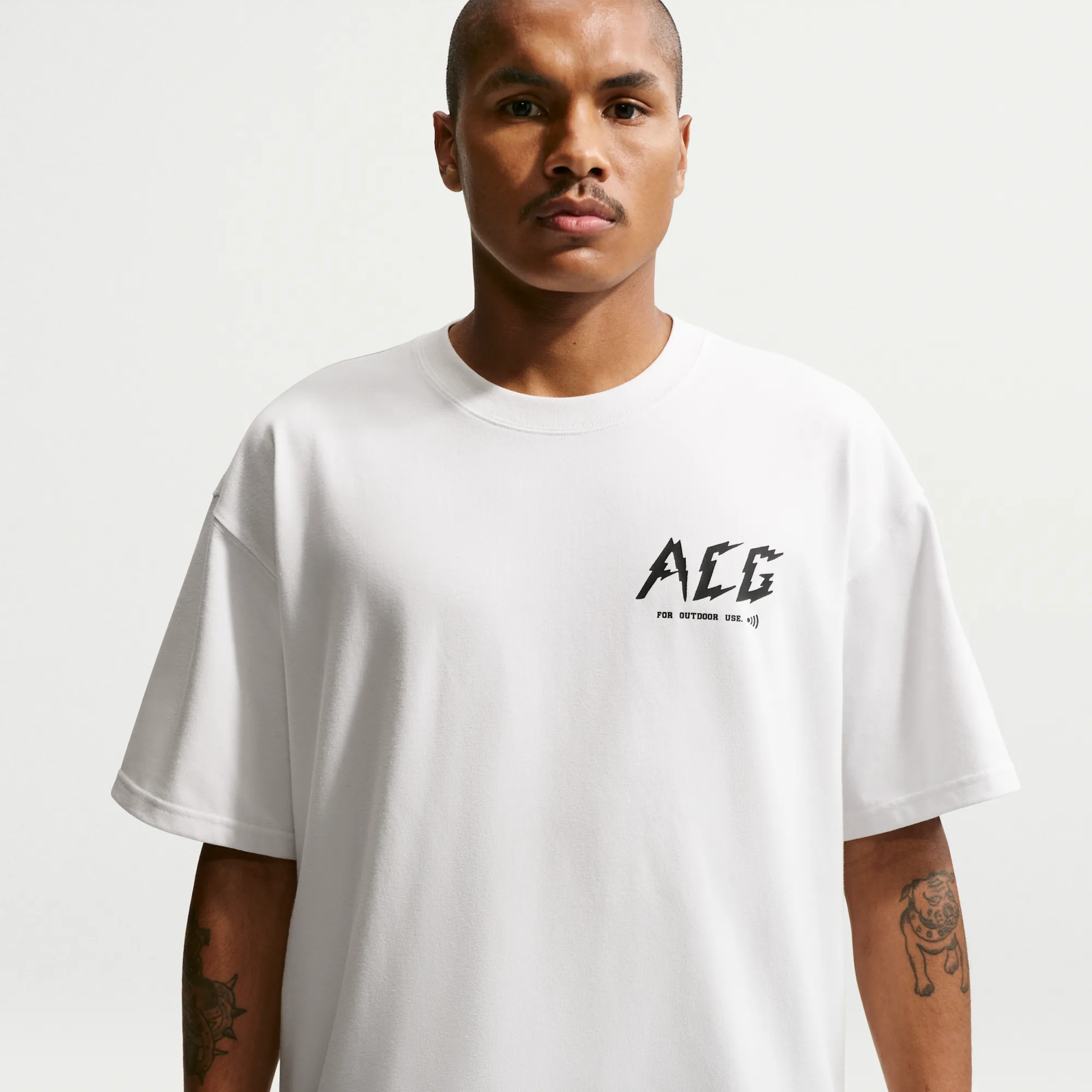Nike ACG Men's Dri-FIT T-Shirt - White - Polyester/Cotton