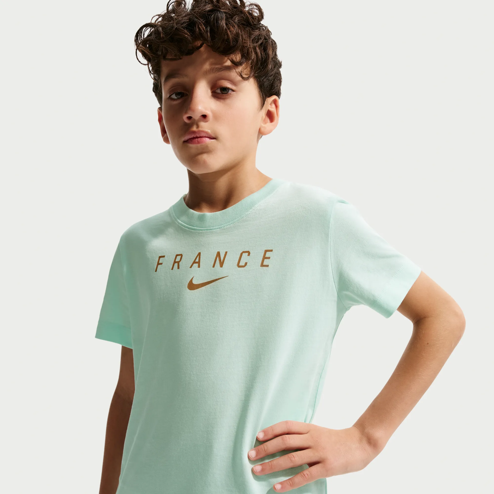 FFF Older Kids' Nike Football T-Shirt - Green - Cotton