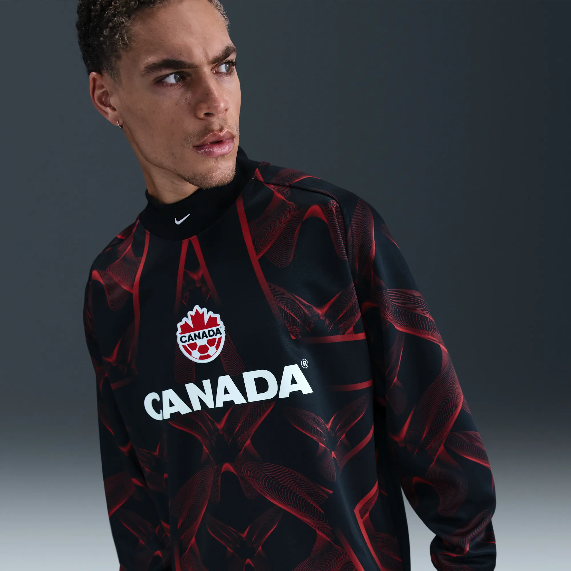 Canada Hollywood Keeper Men's Nike Football Shirt - Black - Polyester