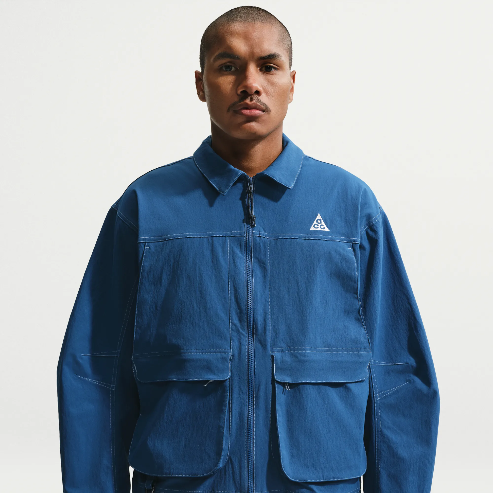 Nike ACG 'Smith Summit' Men's UV Jacket - Blue - Nylon/Elastane