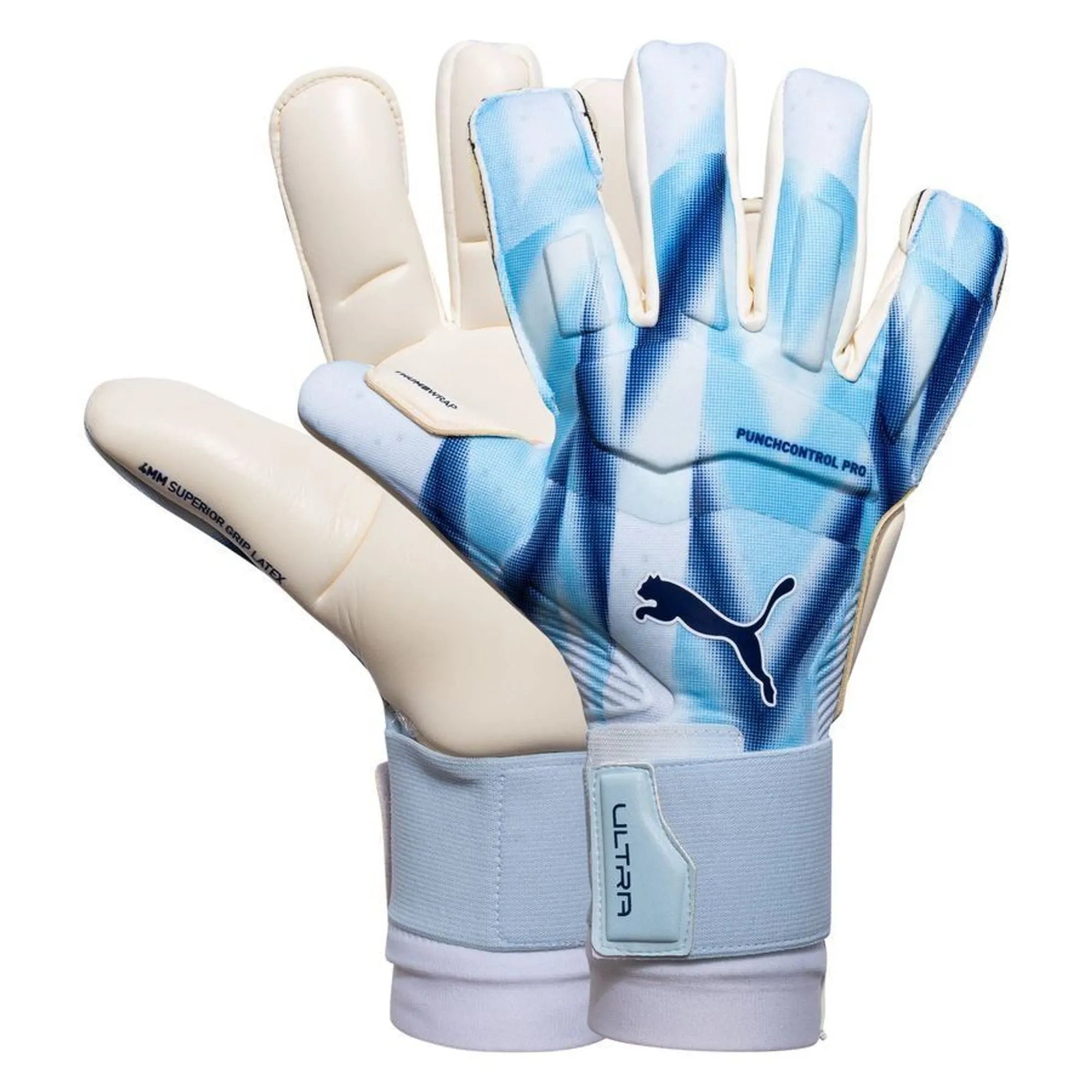 PUMA ULTRA Ultimate Hybrid Goalkeeper Gloves in Blue | Size 10
