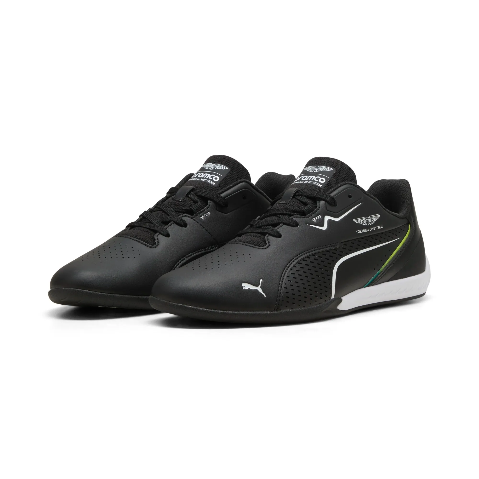 PUMA x ASTON MARTIN ARAMCO F1Â® TEAM Drift Cat 11 Low Sneakers Unisex in Black | Size 10