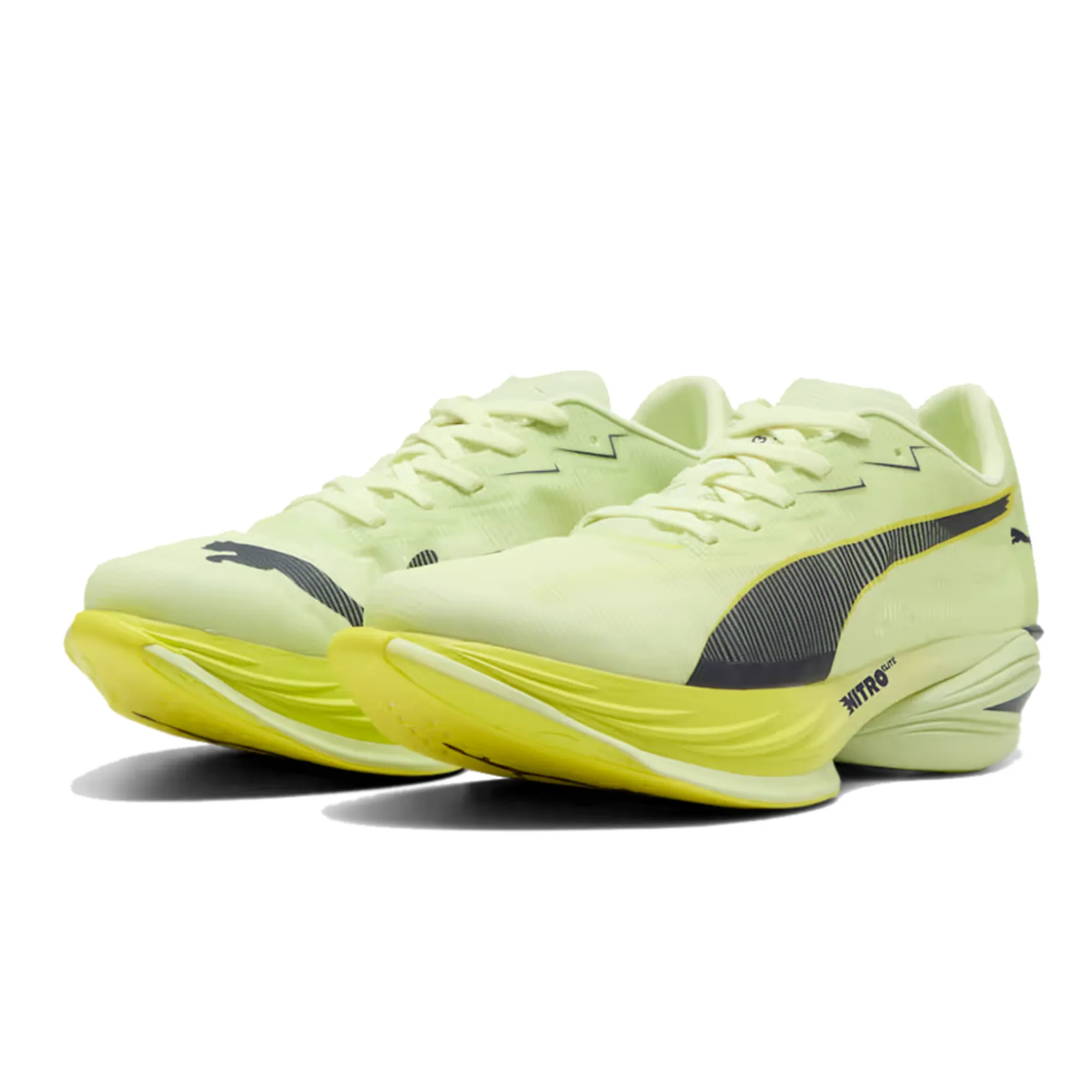 PUMA FAST-R NITRO Elite 3 Running Shoes Women in Green | Size 5