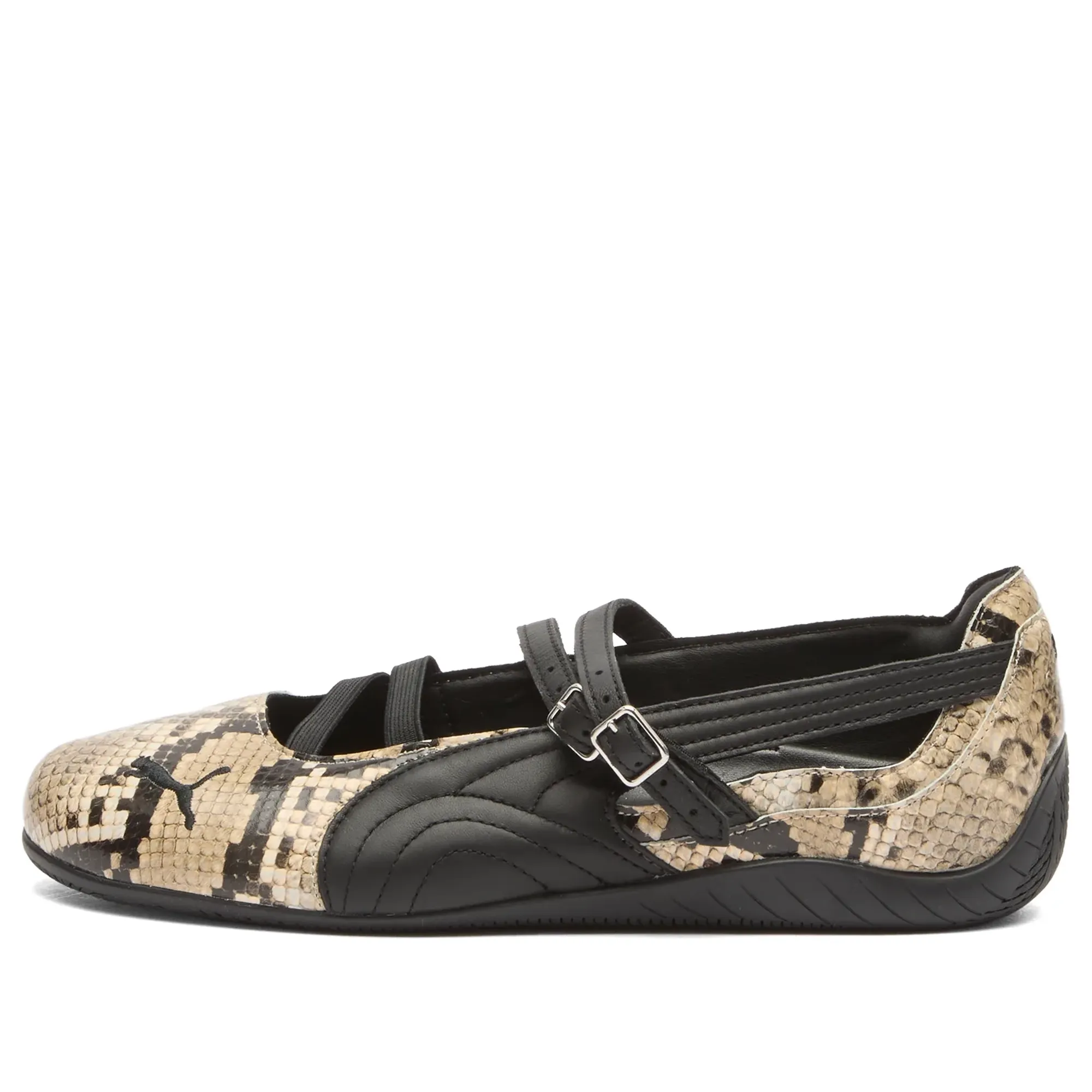 PUMA Speedcat Ballet Snake Print Sneakers Women in Black | Size 3