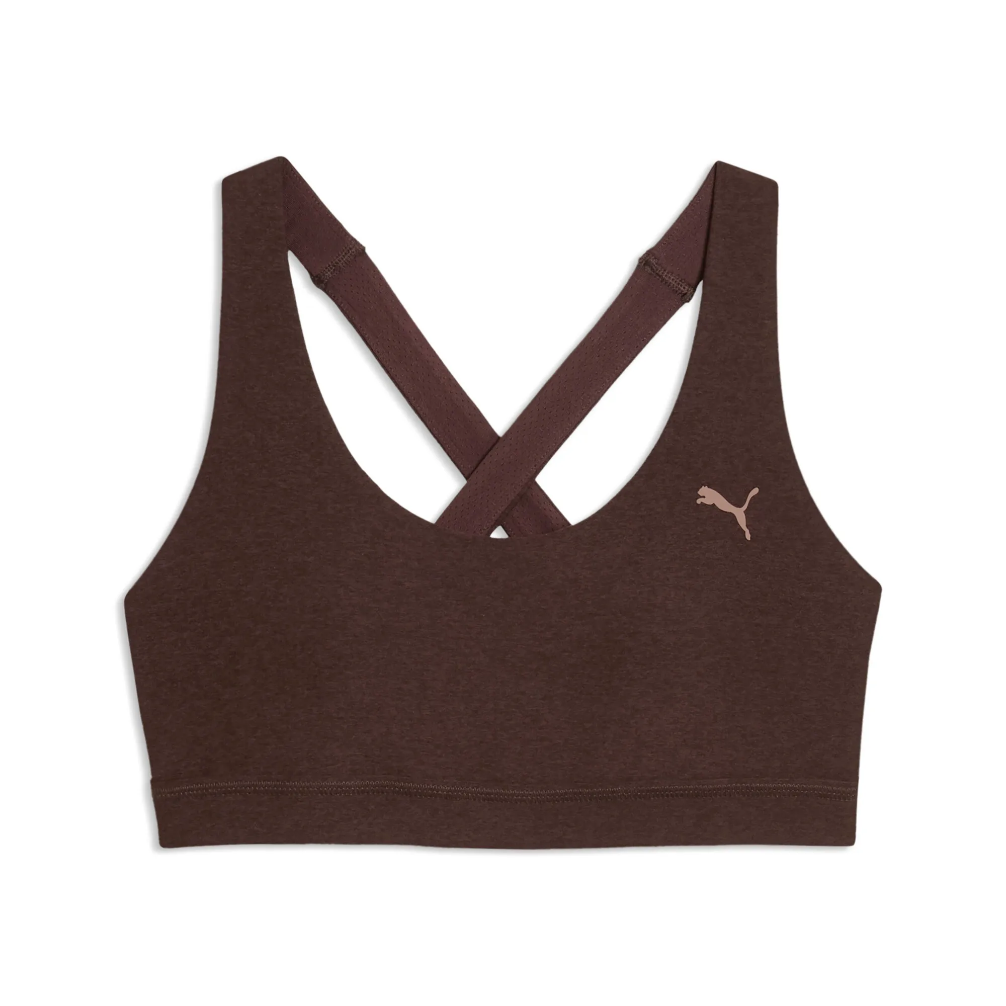 PUMA CLOUDSPUN Training Bra Women in Brown | Size 3XL