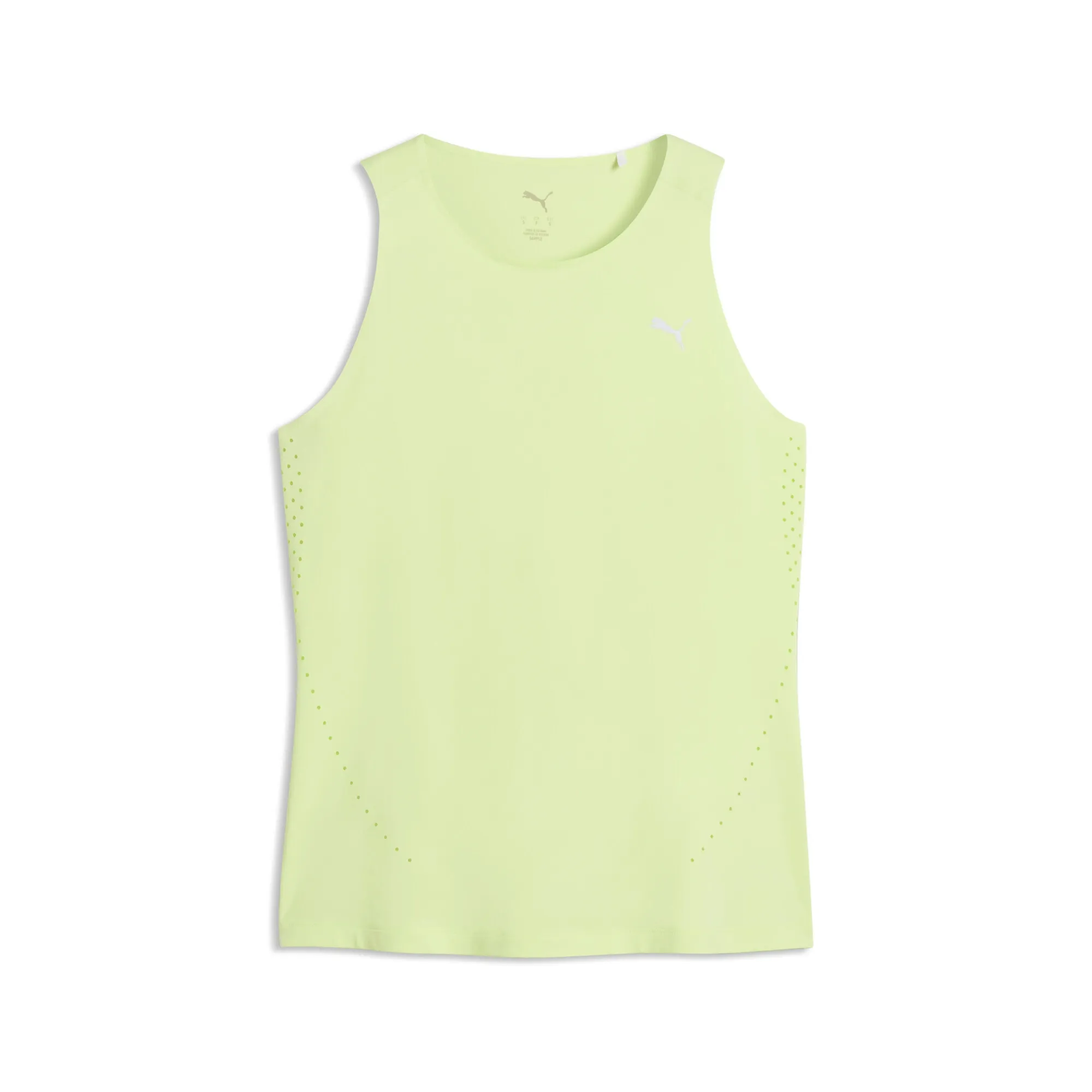 PUMA RUN CLOUDSPUN Running Tank Top Women in Green | Size Large