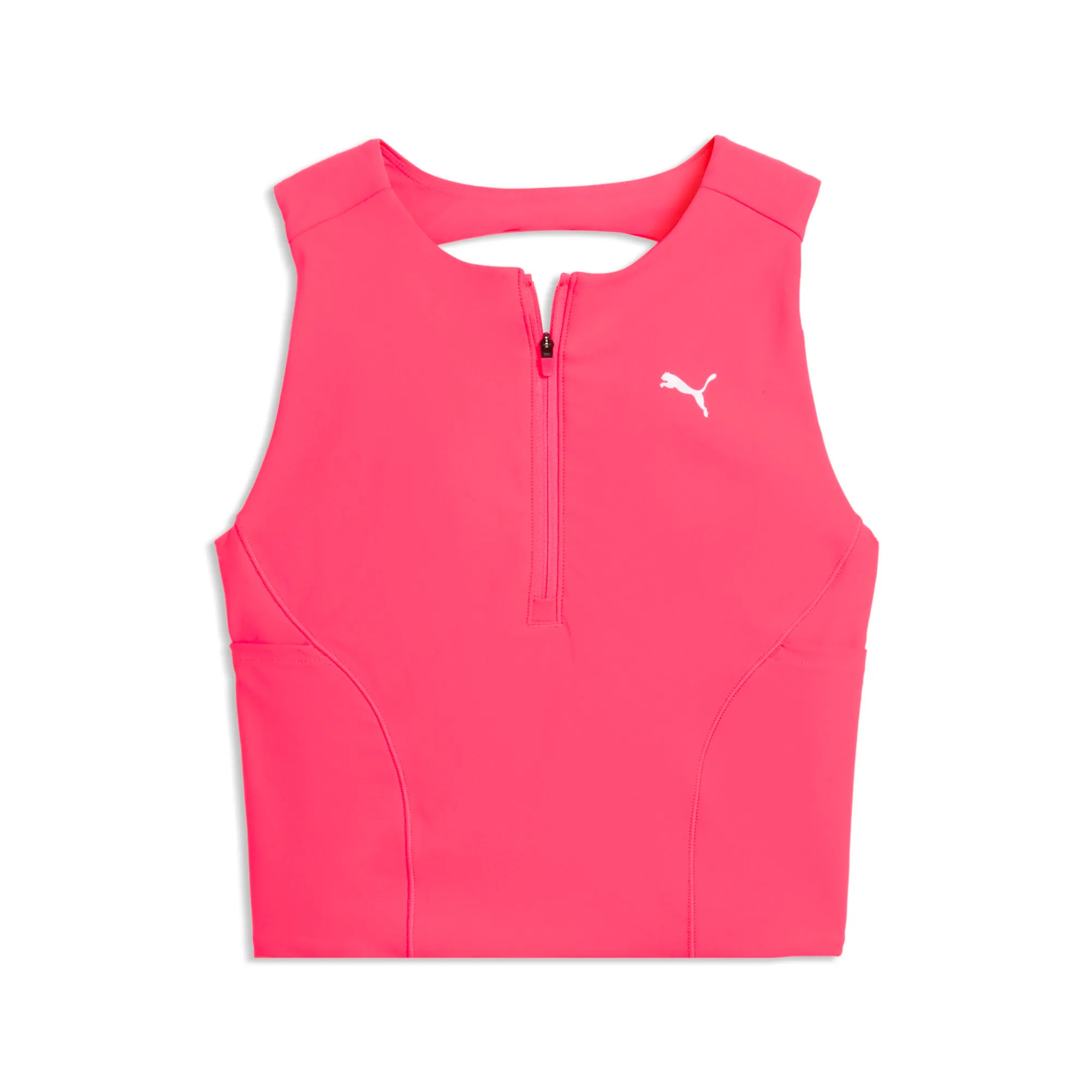 PUMA LIGHTSTRIDE Cropped Running Tank Top Women in Pink | Size Large
