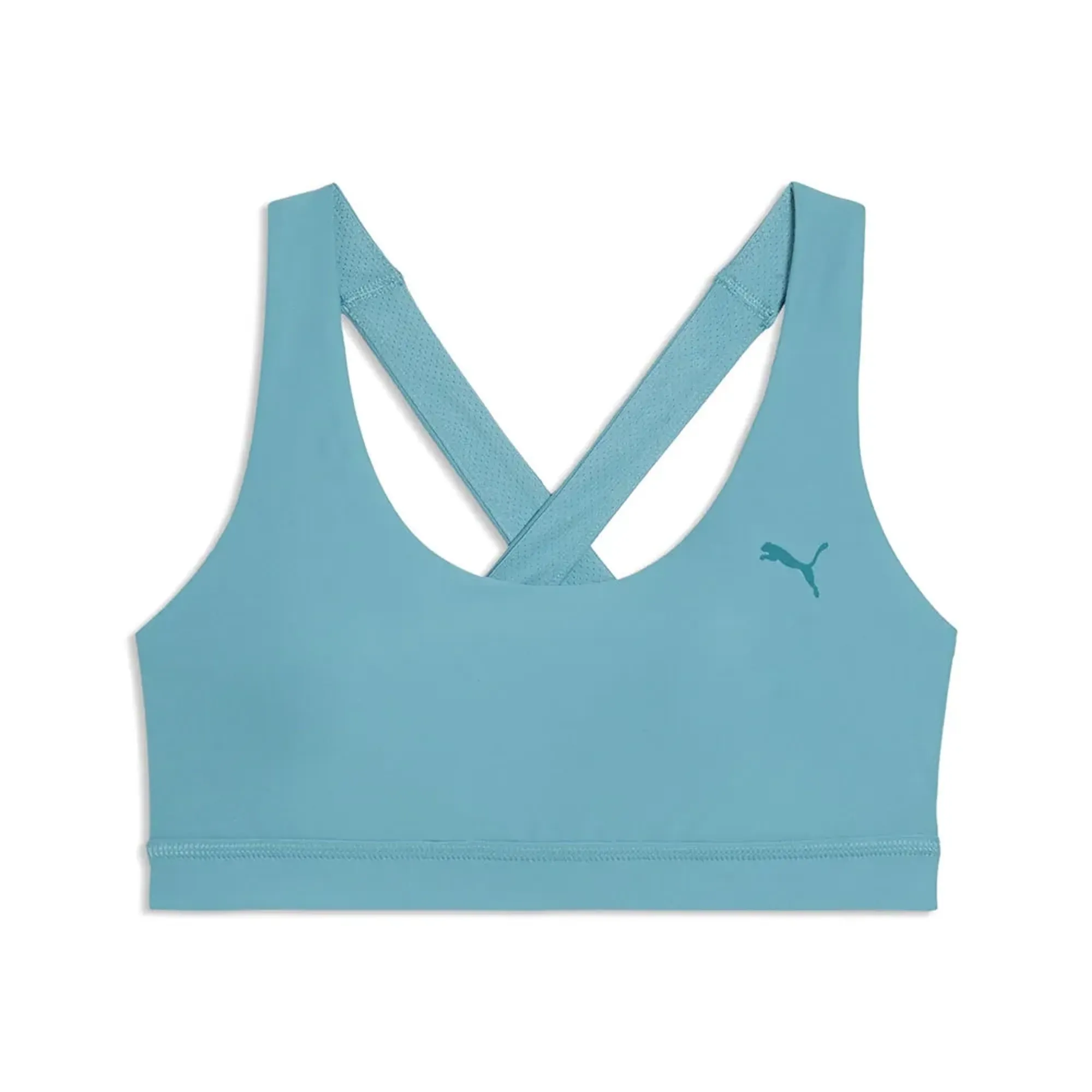PUMA CLOUDSPUN Training Bra Women in Blue | Size Large