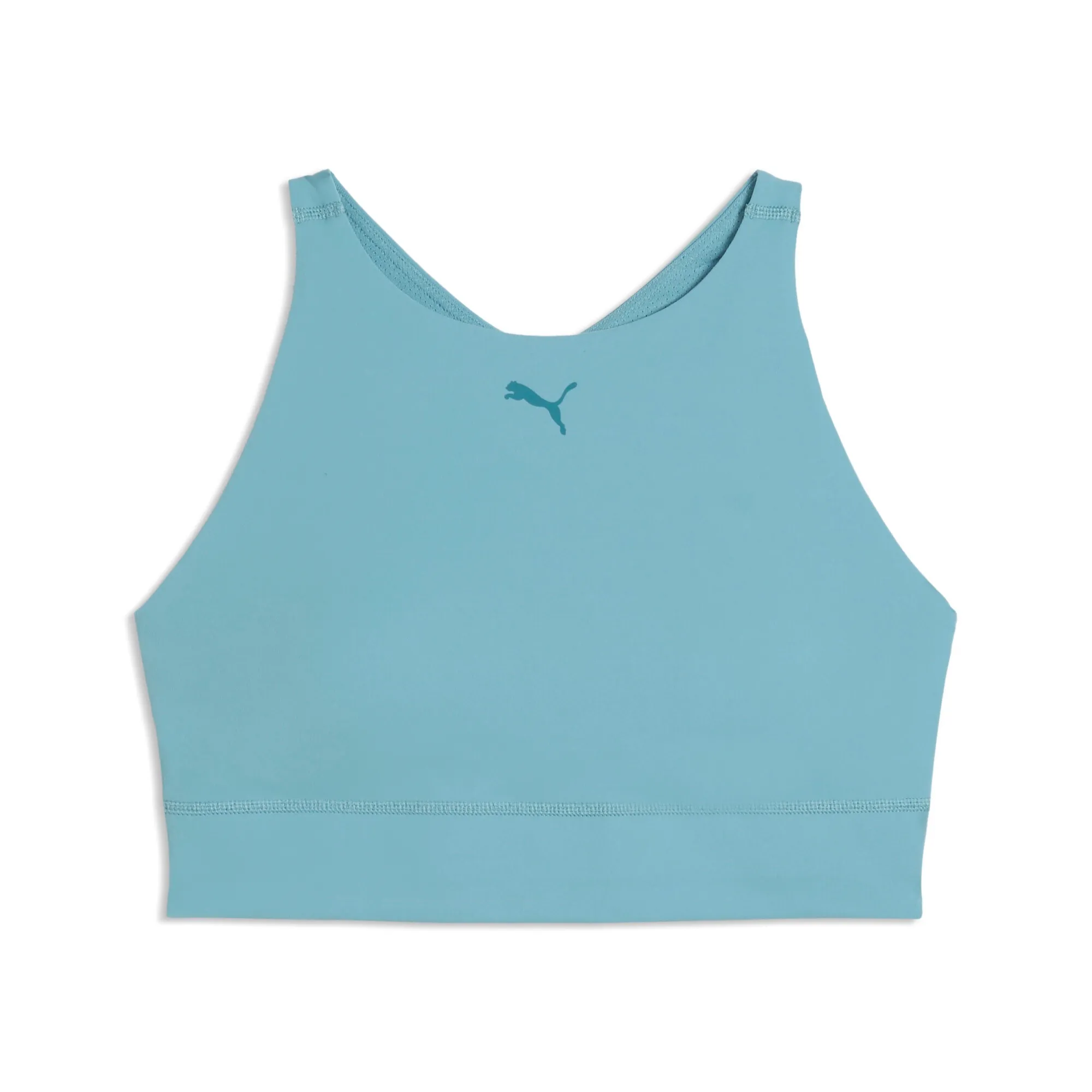 PUMA SHAPELUXE High Neck Bra Women in Blue | Size Large