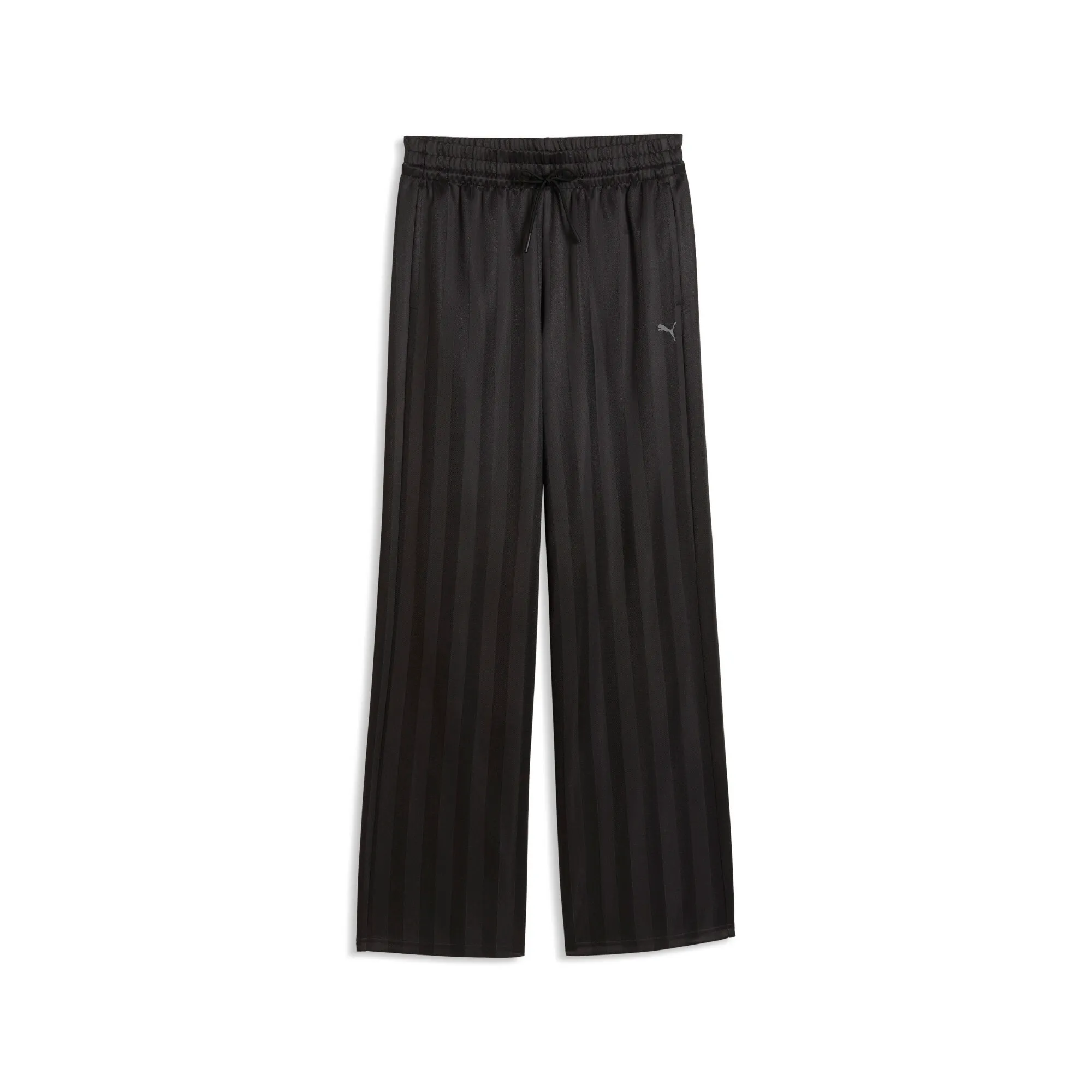 PUMA League Wide Leg Pants Women in Black | Size Large