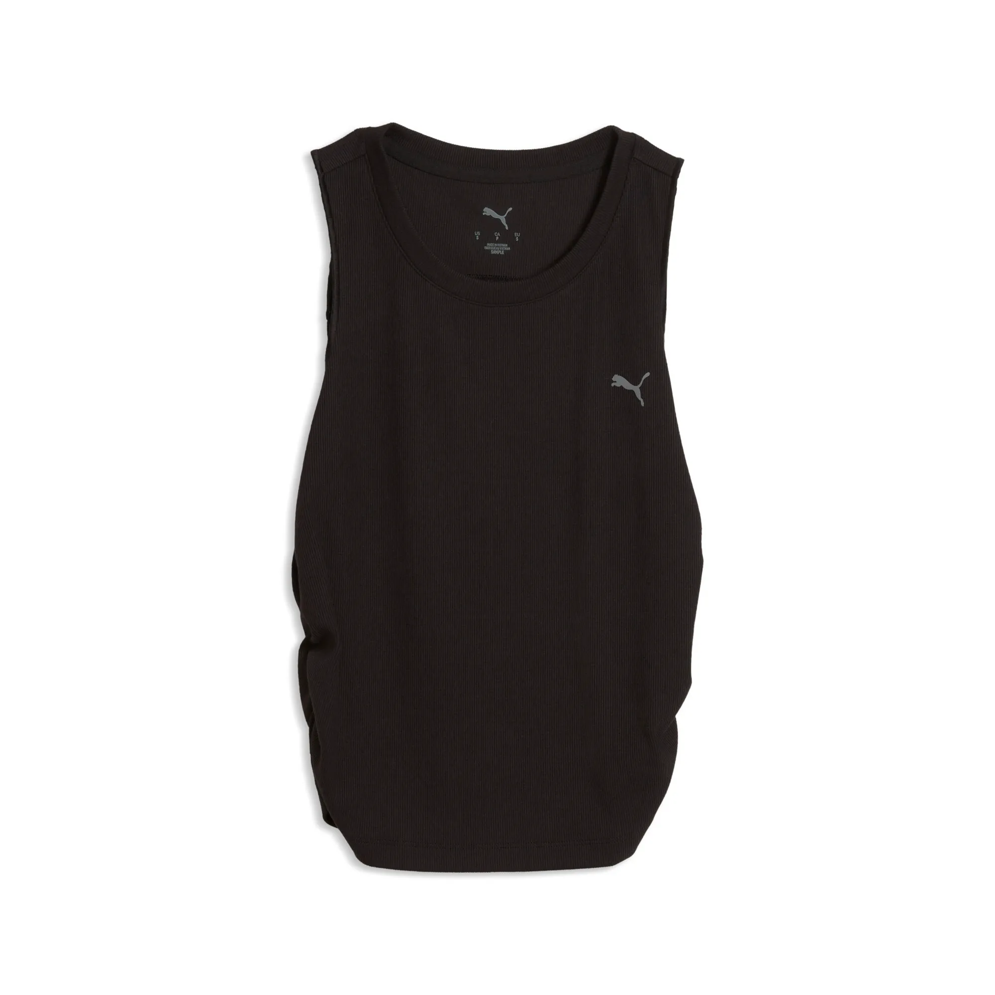 PUMA CLOUDSPUN Ribbed Tank Top Women in Black | Size 3XL
