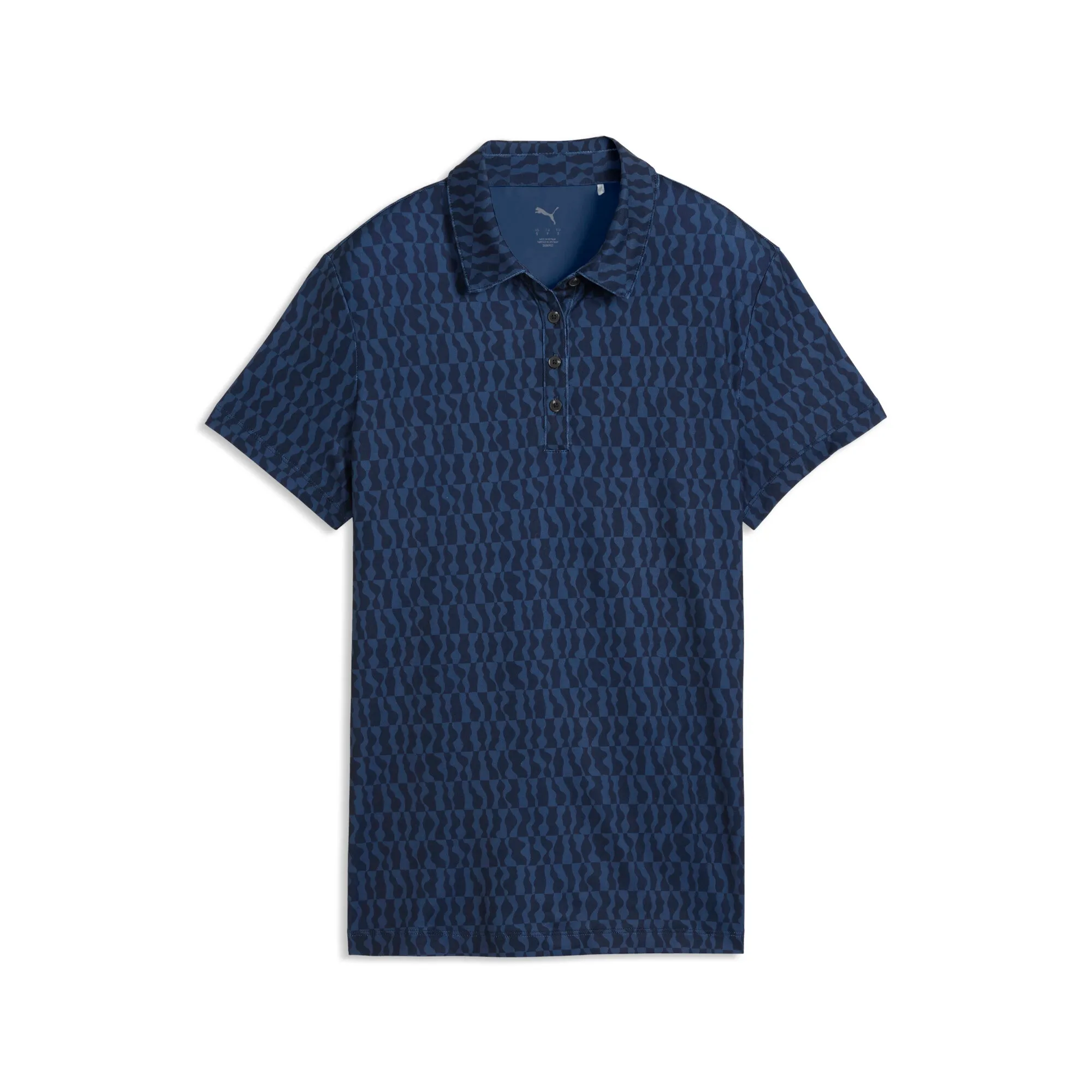 PUMA CLOUDSPUN Wavey Polo Women in Blue | Size Large