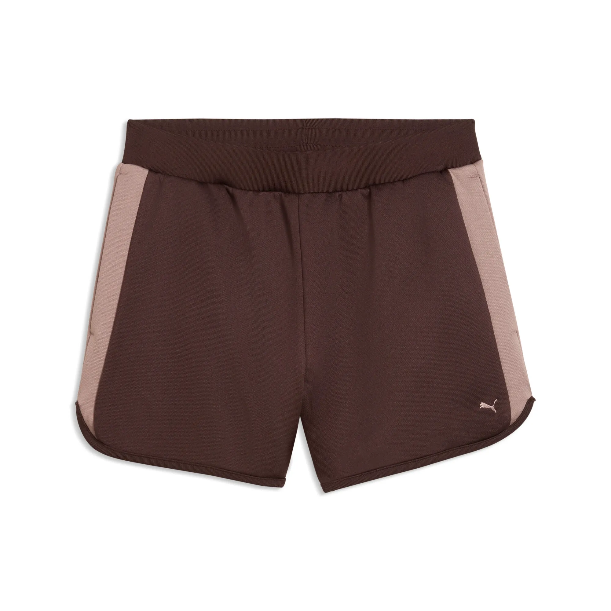 PUMA T7 Knit Shorts Men in Brown | Size Large