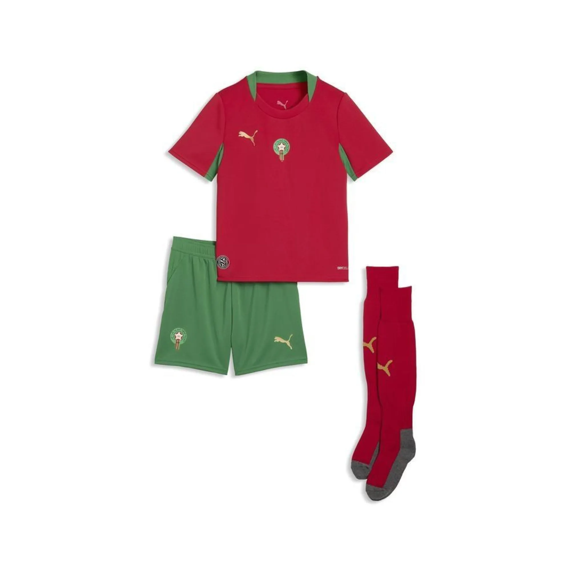 PUMA Morocco Home Mini Kit Youth in Red | Size 2-3 Youth
