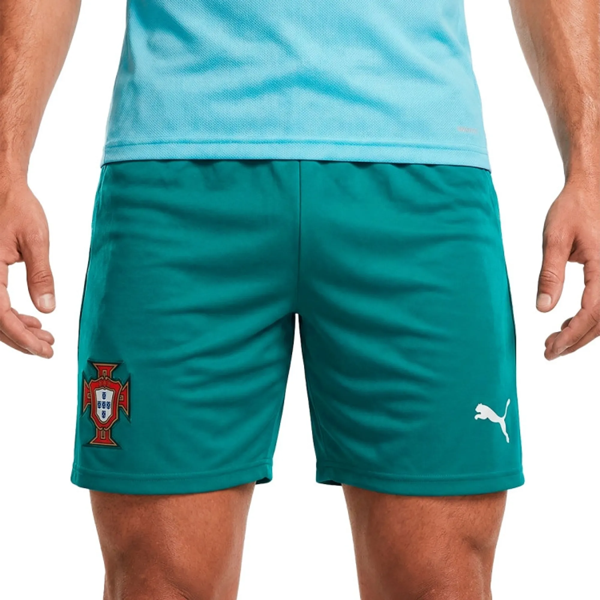 PUMA Portugal Shorts Men in Green | Size 3XL