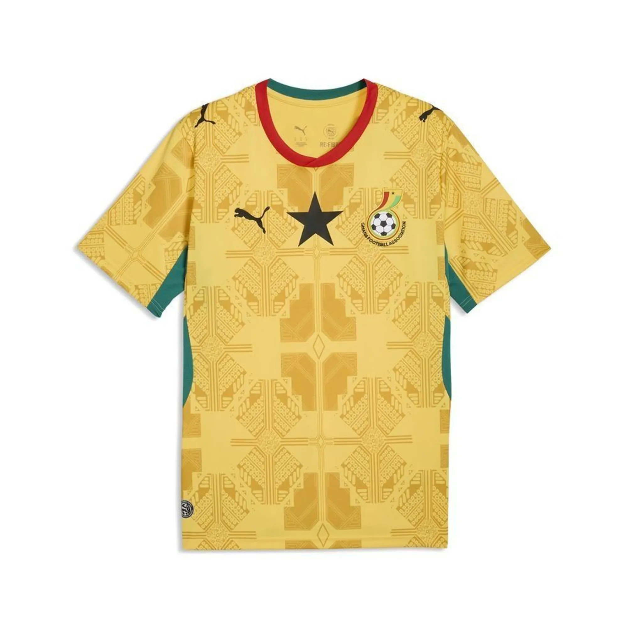 PUMA Ghana Away Jersey Men in Yellow | Size 3XL