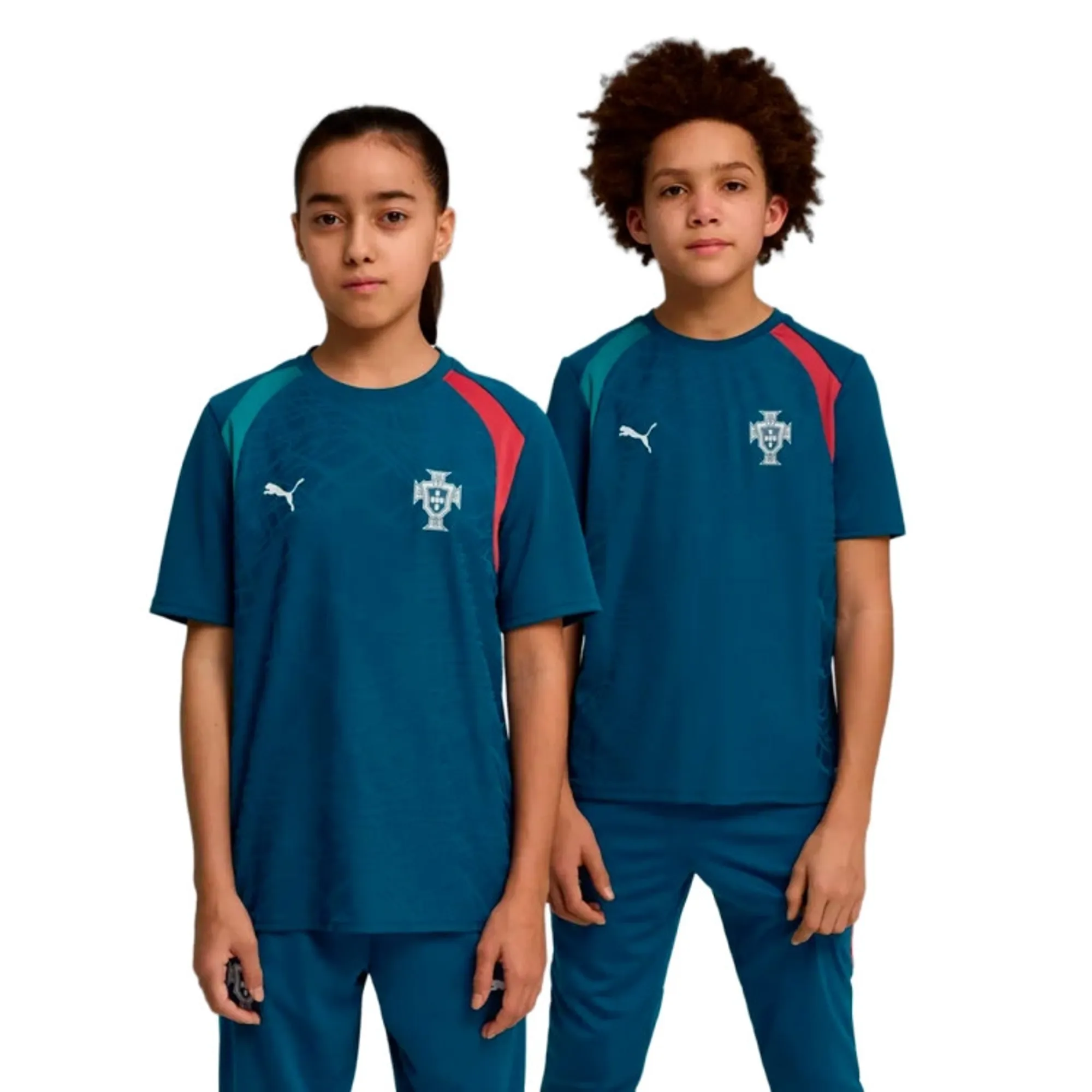 PUMA Portugal Training Jersey Youth in Blue | Size 11-12 Youth