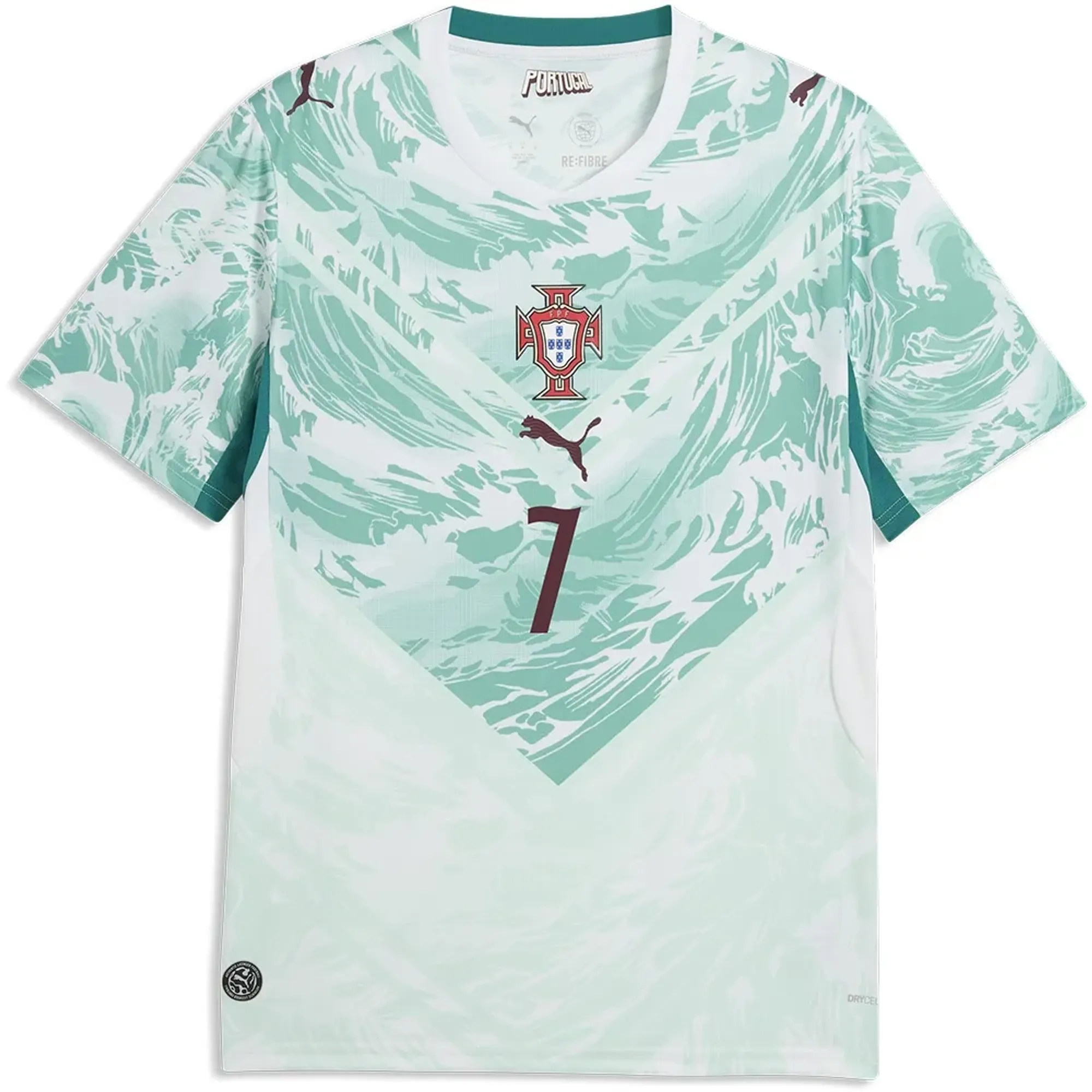 PUMA Portugal Away Player Jersey Men in White | Size 3XL