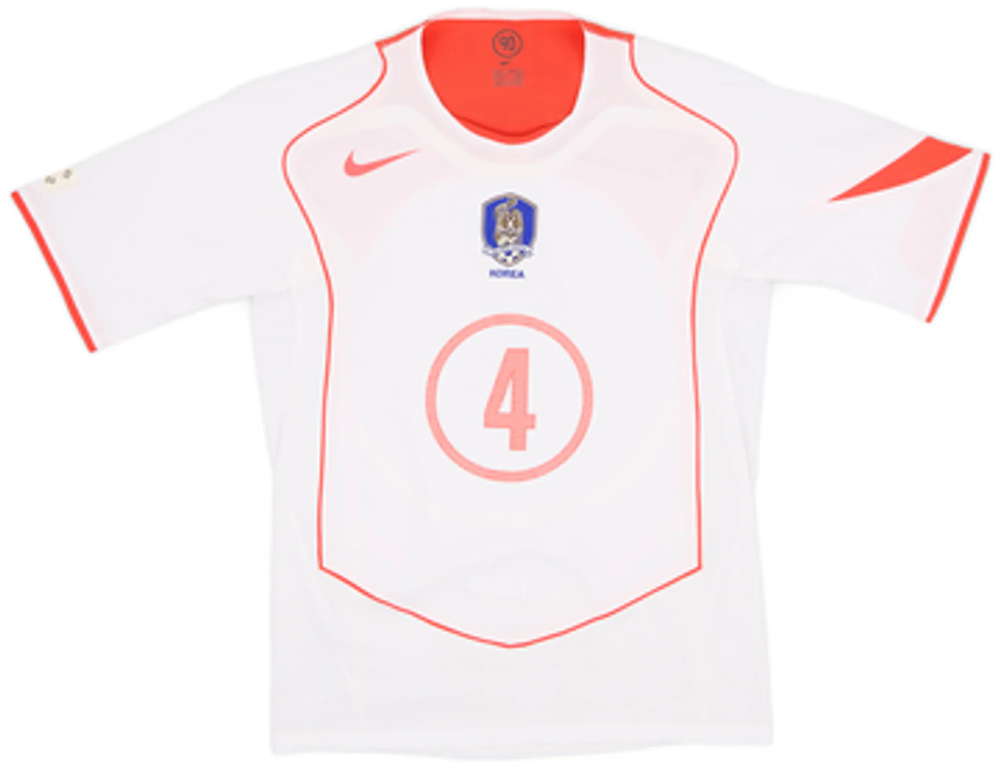 2004-06 South Player Issue Korea Away Shirt Y E Lee #4 - 10/10 - (S)