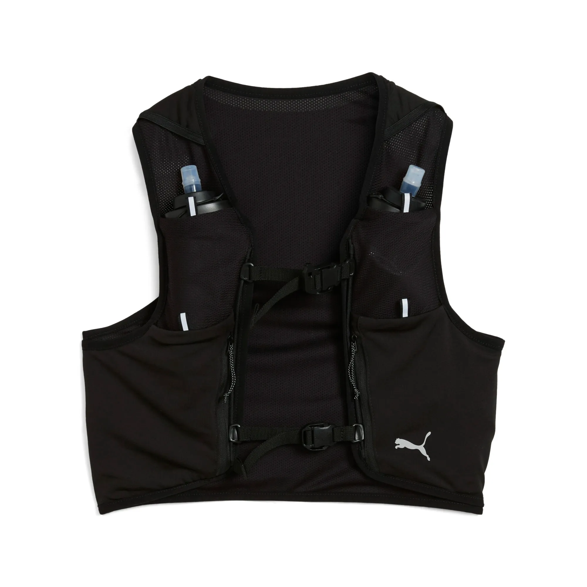 PUMA Race Day Running Vest in Black | Size Large