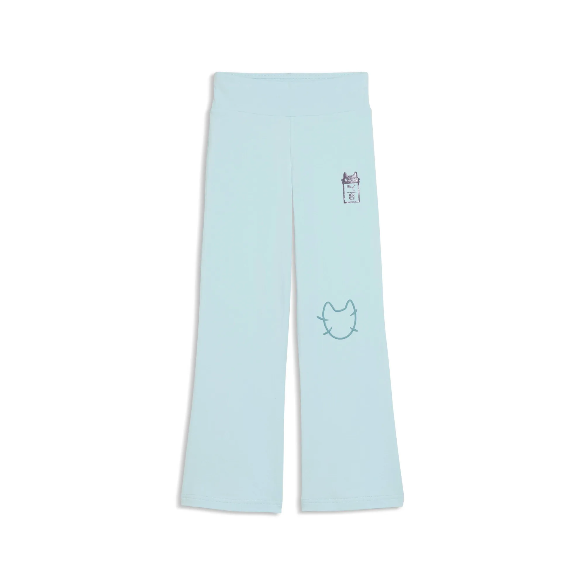 PUMA x GABBY'S DOLLHOUSE Flared Leggings Kids in Blue | Size 2-3 Youth