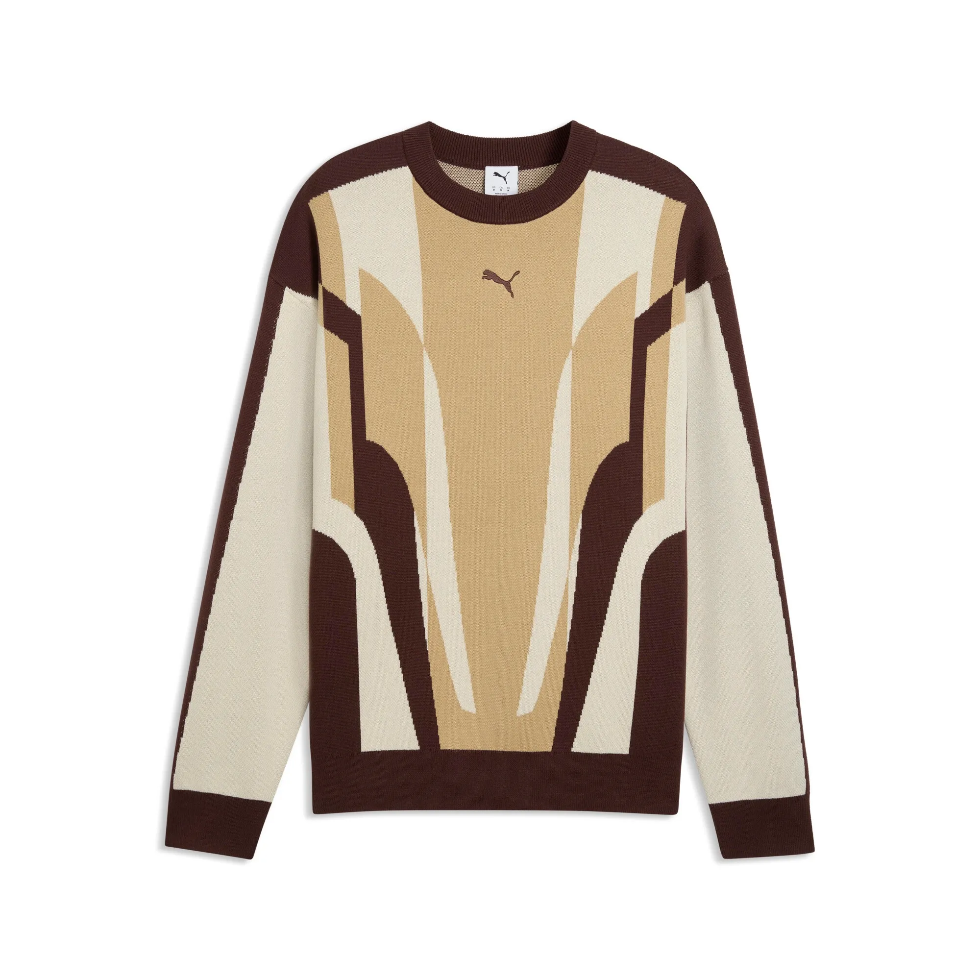 PUMA T7 Sweater Men in White | Size Large