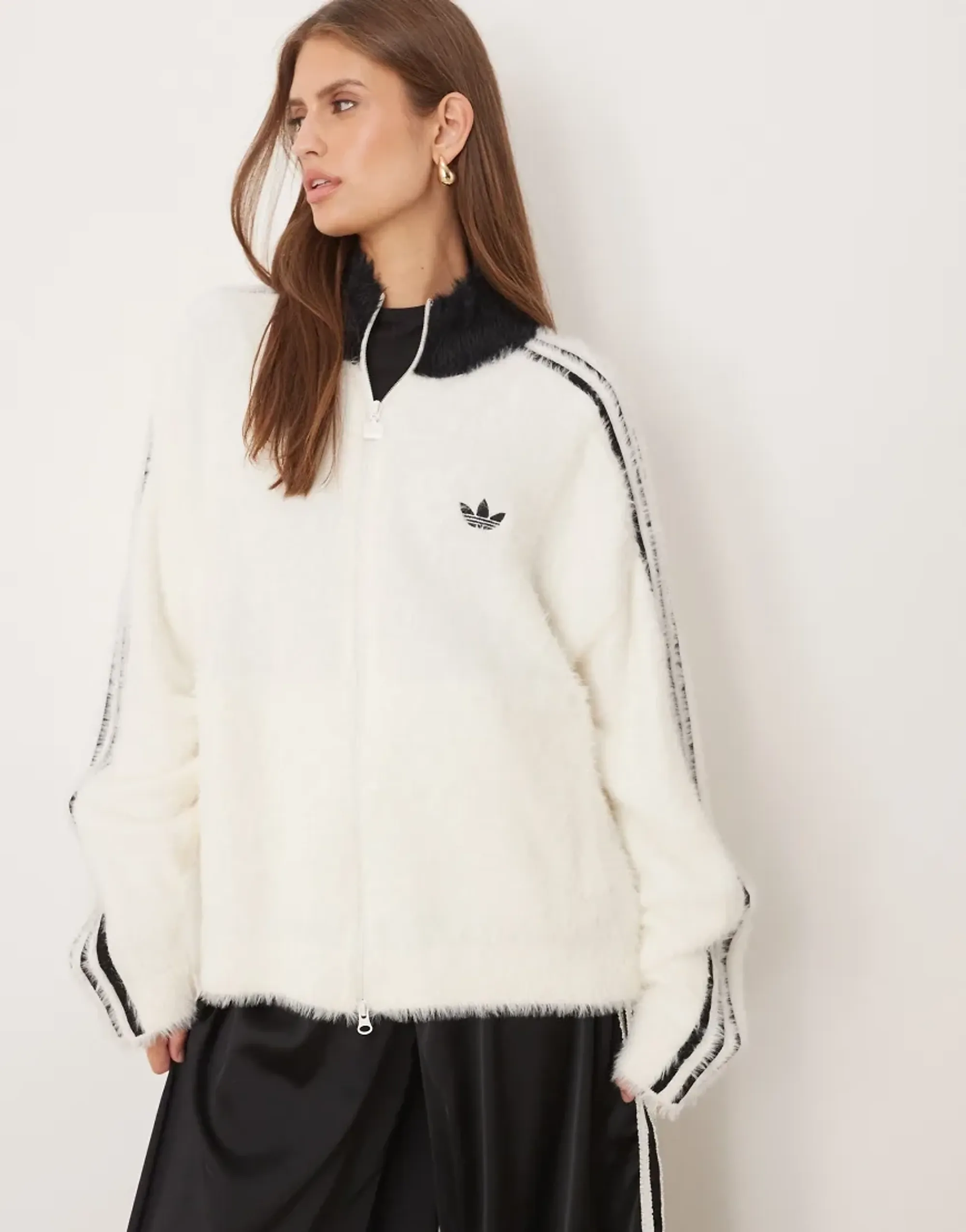 adidas Originals Faux Mohair Classic Track Top