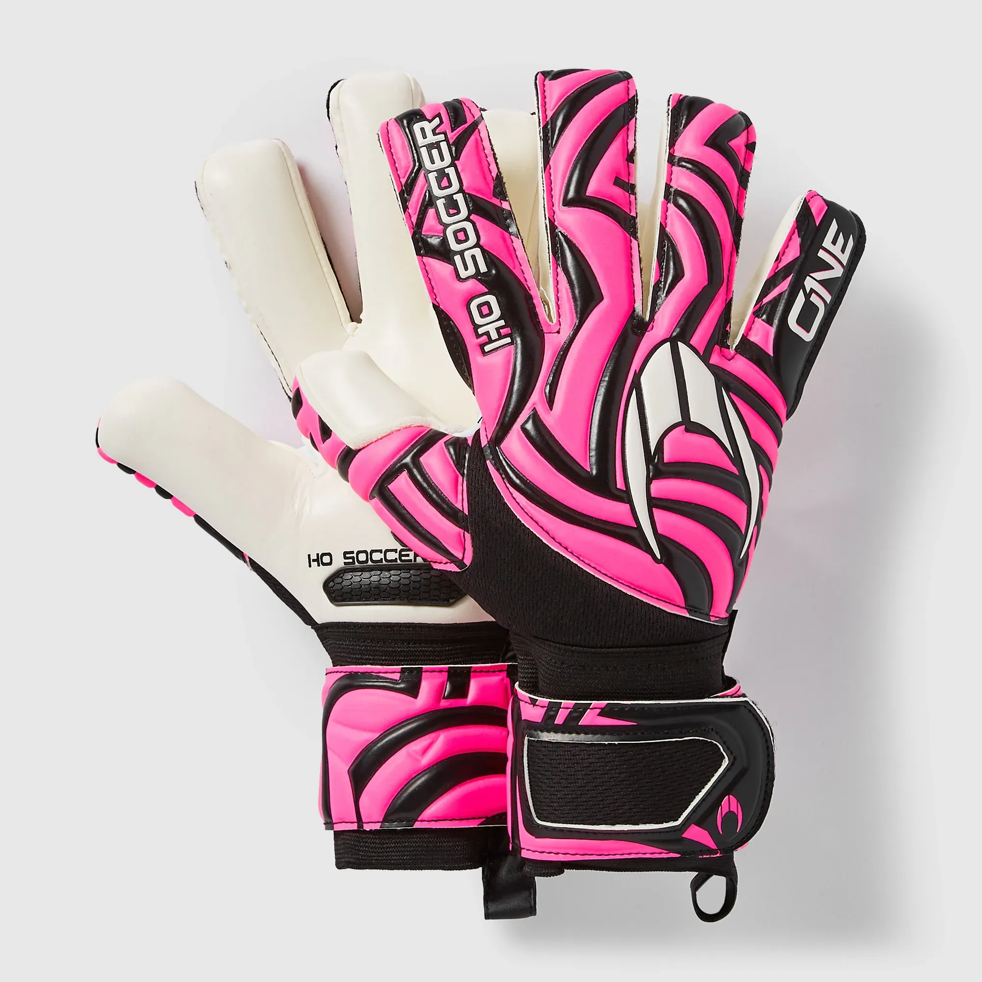 HO Kids One Negative GK Gloves Black Pink