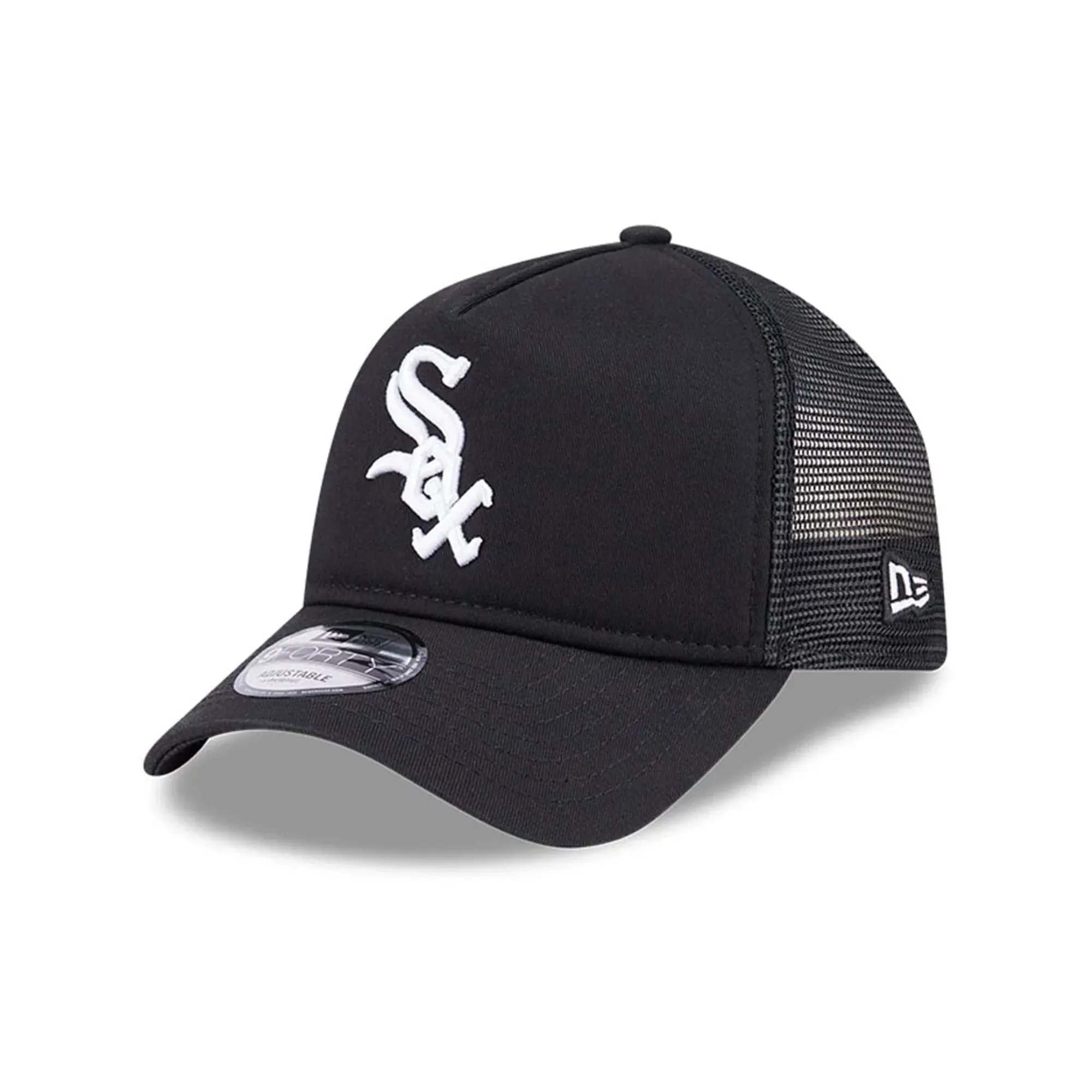 Chicago White Sox MLB Evergreen Black 9FORTY A-Frame Adjustable Cap New Era Cap adult unisex