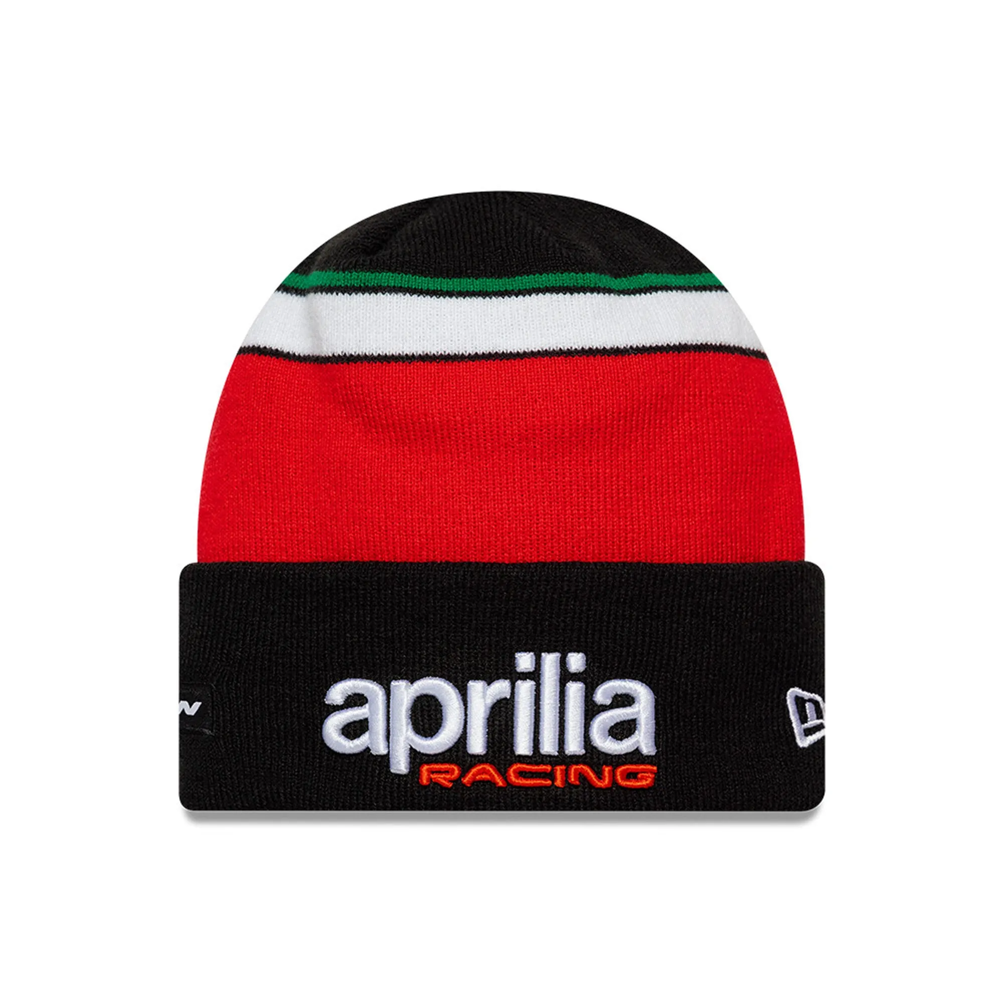 Aprilia Team Black Cuff Knit Beanie Hat New Era Cap adult unisex