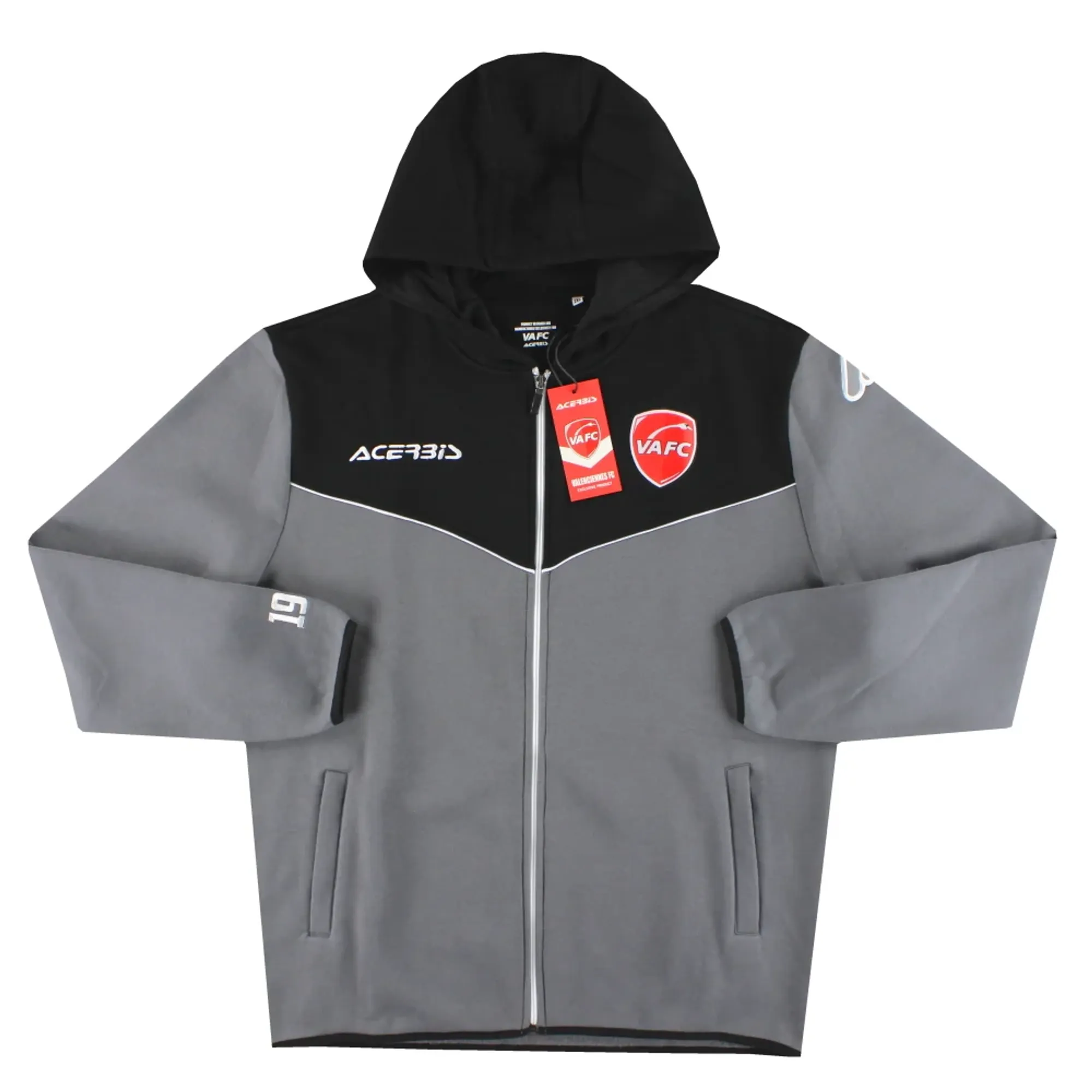 2018-19 Valenciennes Acerbis Hooded Sweatshirt *BNIB* - Other French Clubs / BNIB 