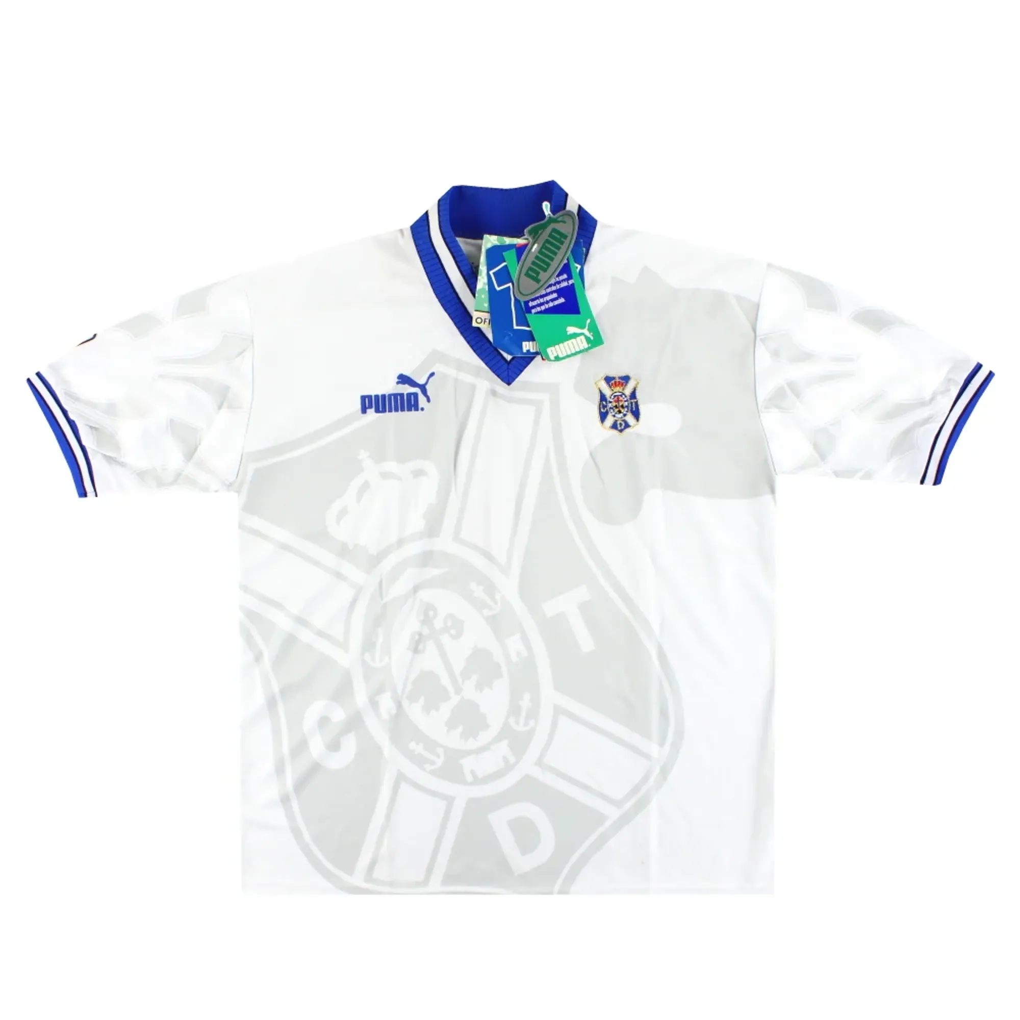 1996-97 Tenerife Puma Home Shirt *w/tags* XL - Other Spanish Clubs / w/tags 