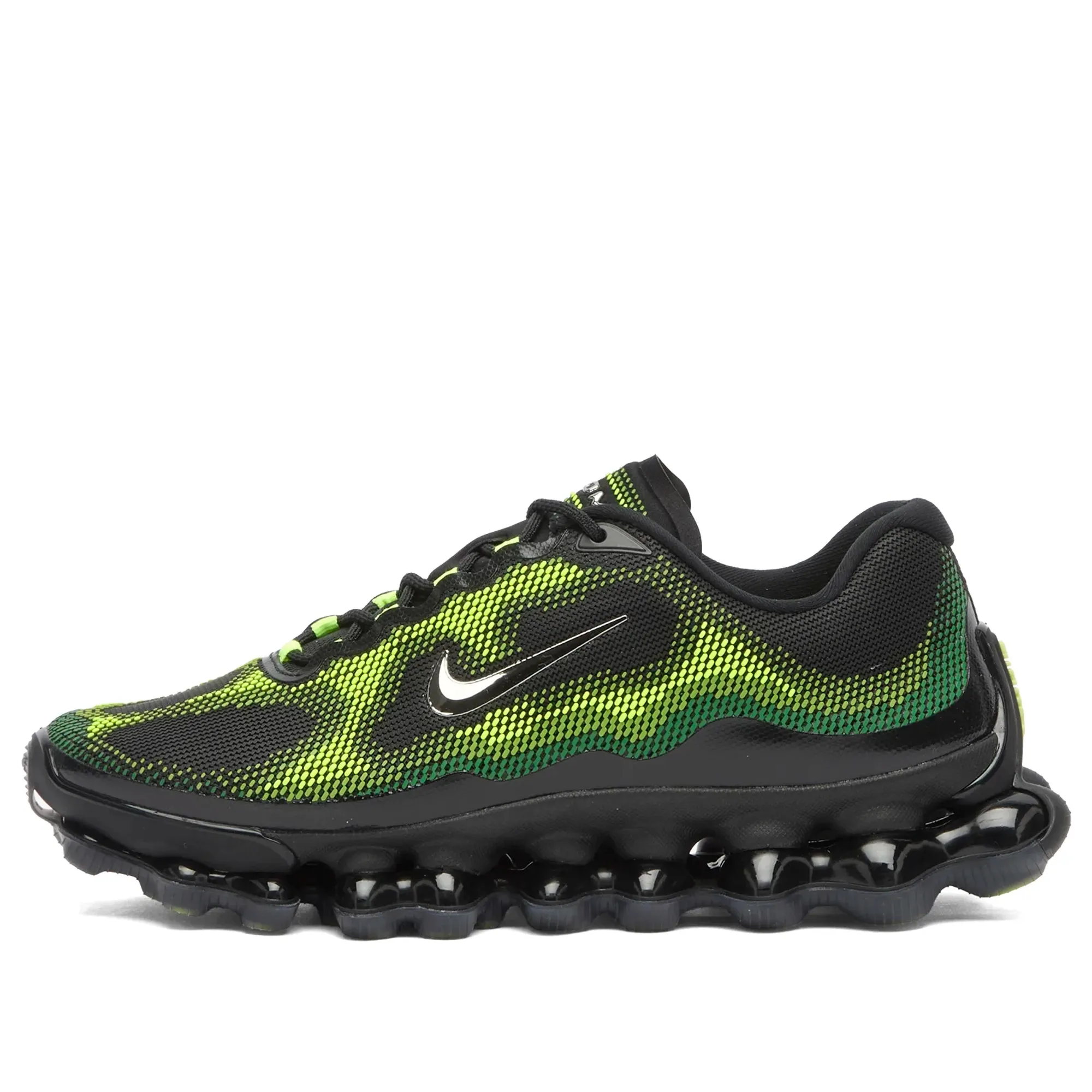 Nike Air Liquid Max Sneaker Black. Chrome/Green Apple/Volt