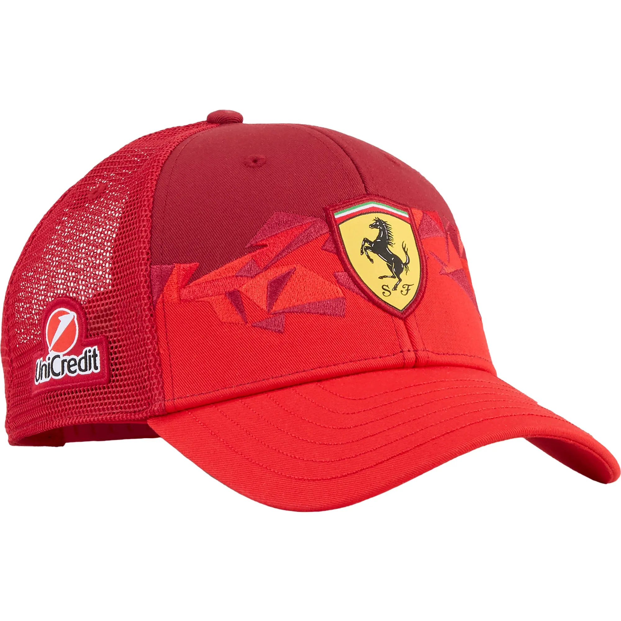 PUMA Scuderia Ferrari Vegas Trucker Cap in Red