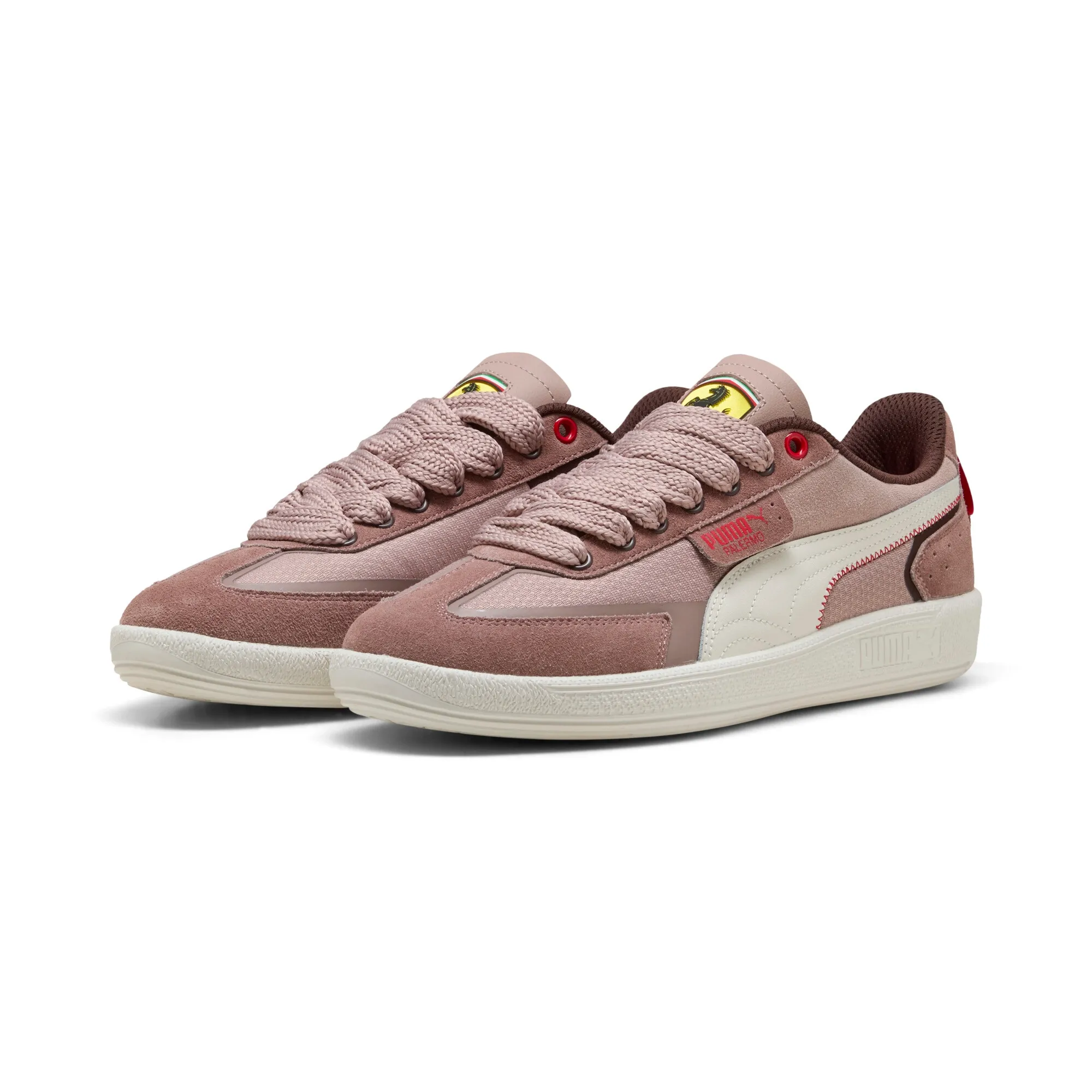 PUMA Scuderia Ferrari Palermo Sneakers Unisex in Beige | Size 10