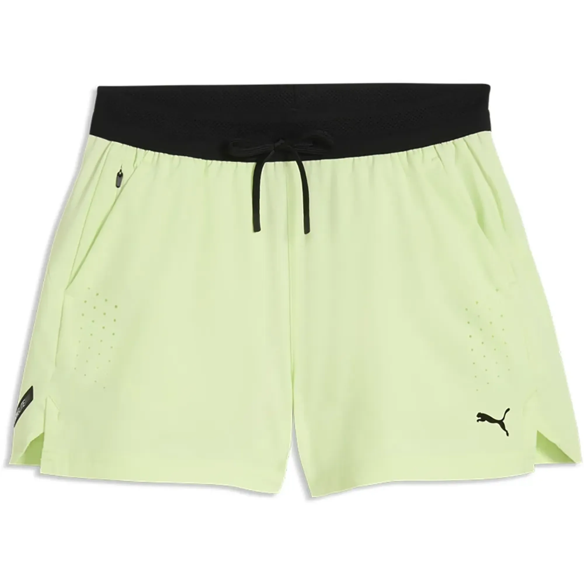 PUMA PWRMODE Woven Shorts Women in Green | Size Large