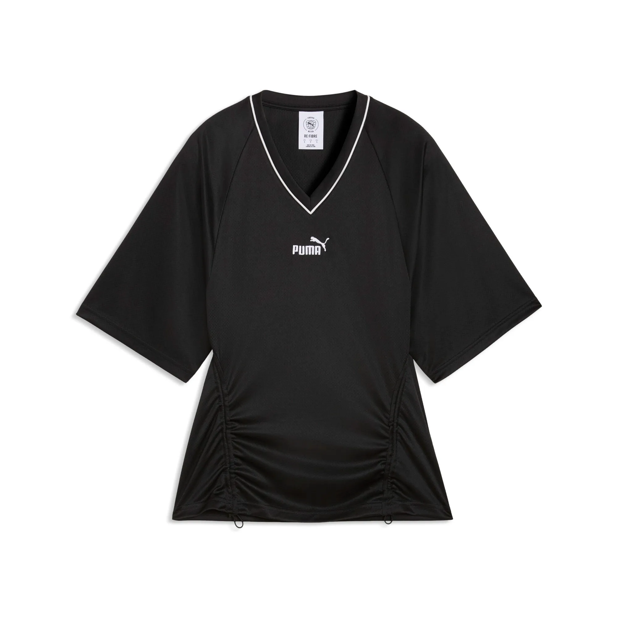FUTURE.PUMA.ARCHIVE Slim Football Jersey Women in Black | Size Large