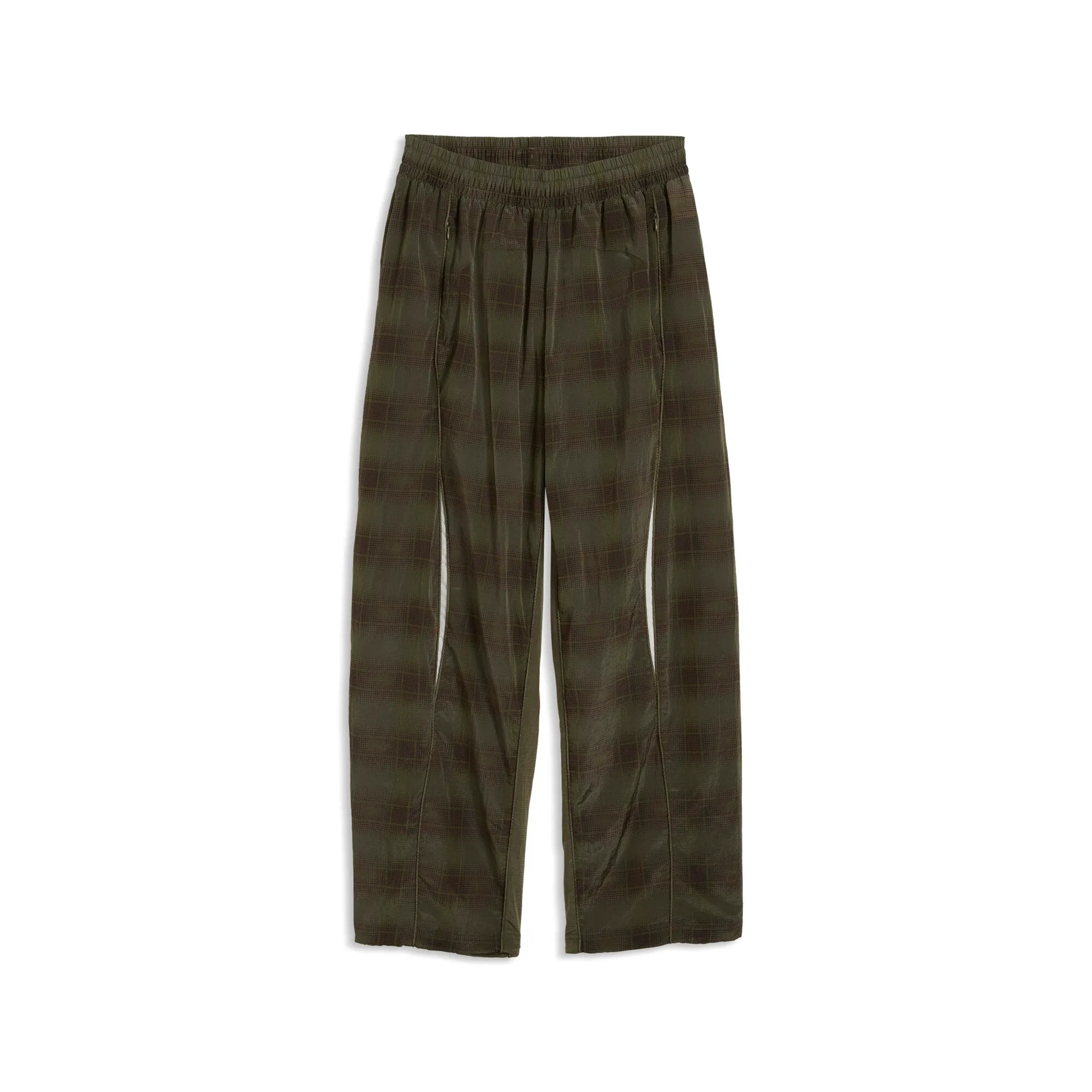 PUMA CLRT Printed Pants Relaxed Unisex in Green | Size Large