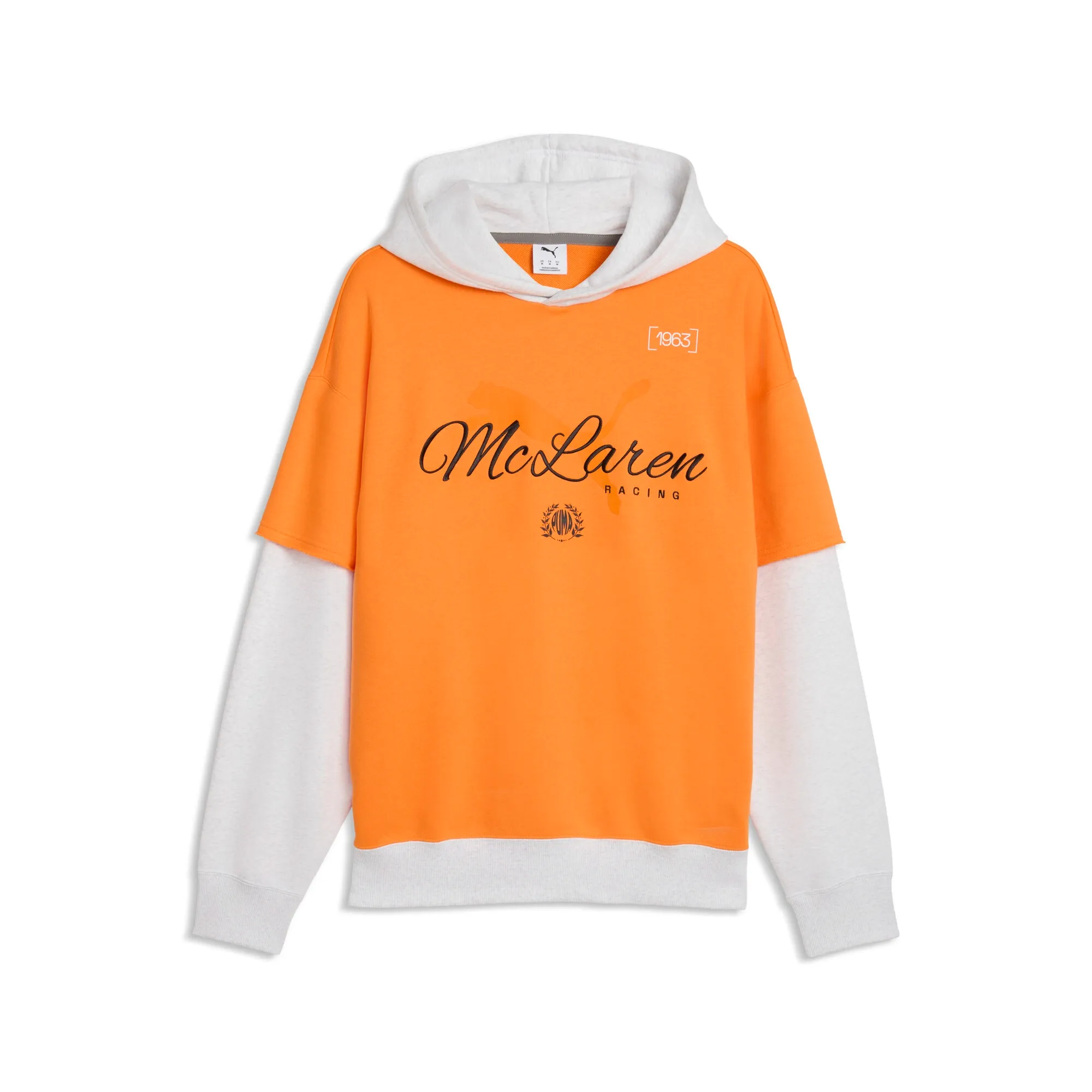 PUMA McLAREN RACING Hoodie Men in Orange | Size Large