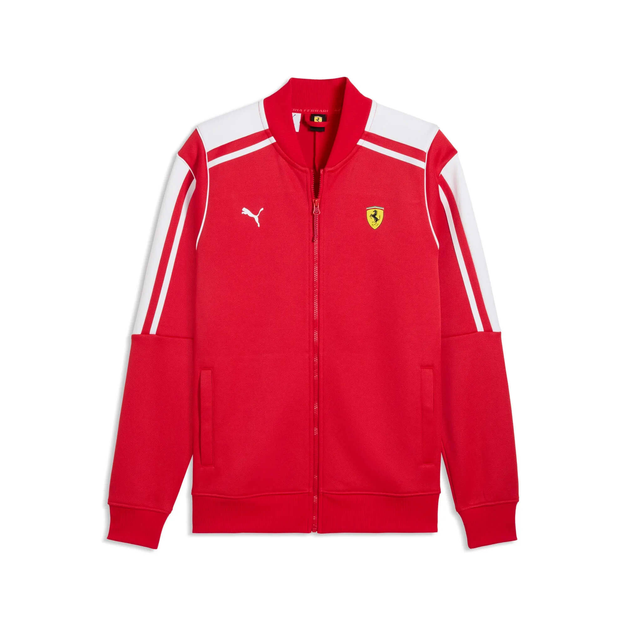 PUMA Scuderia Ferrari MT7 Track Jacket Men in Red | Size Large