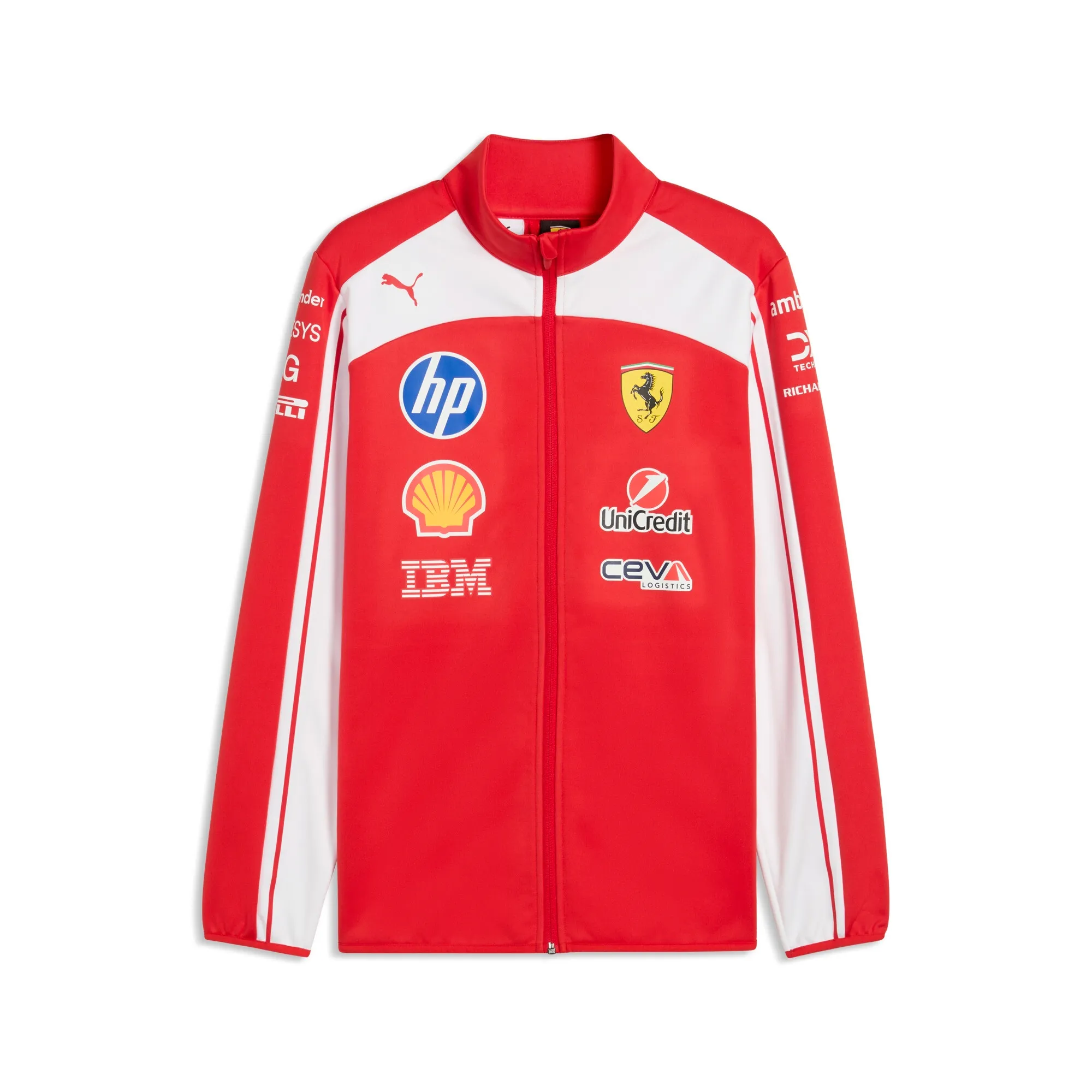 PUMA Scuderia Ferrari HP Replica Drivers Softshell Jacket Men in Red | Size Large